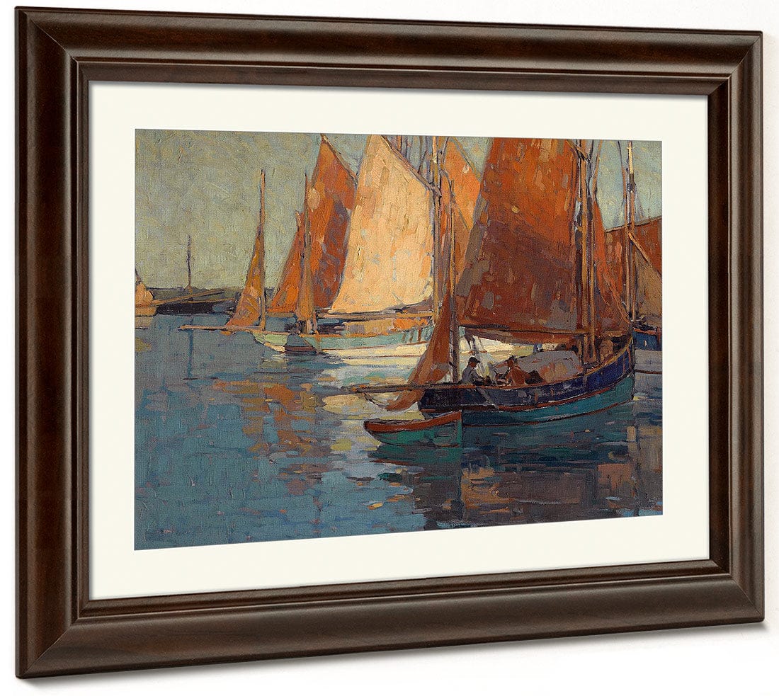 Concarneau Harbor By Edgar Payne1 - Image 5