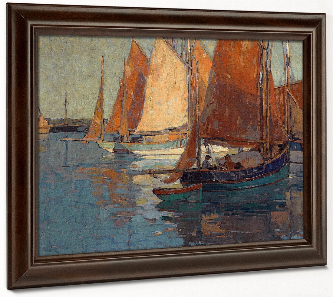 Concarneau Harbor By Edgar Payne1 - Image 6