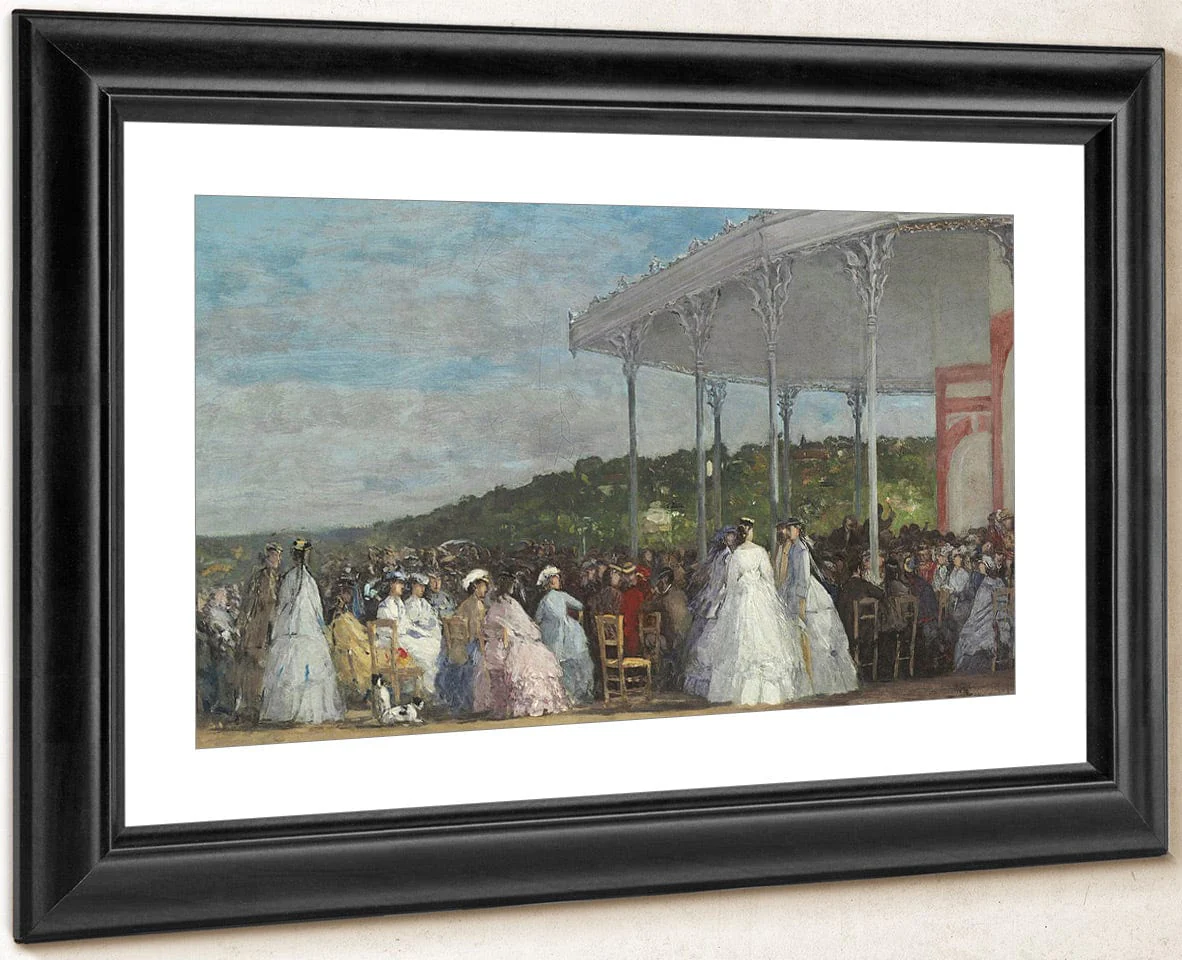 Concert At The Casino Of Deauville By Eugene Boudin - Image 4