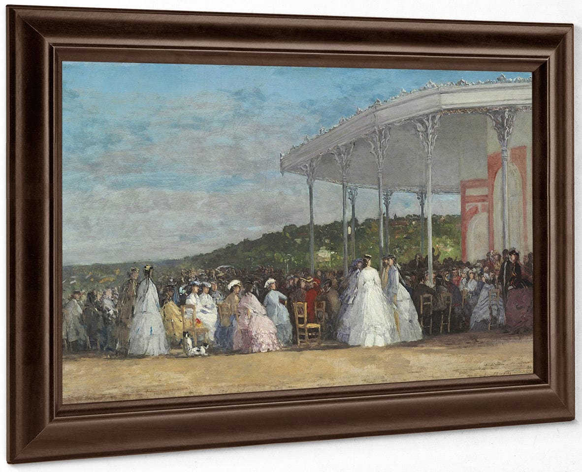 Concert At The Casino Of Deauville By Eugene Boudin - Image 6