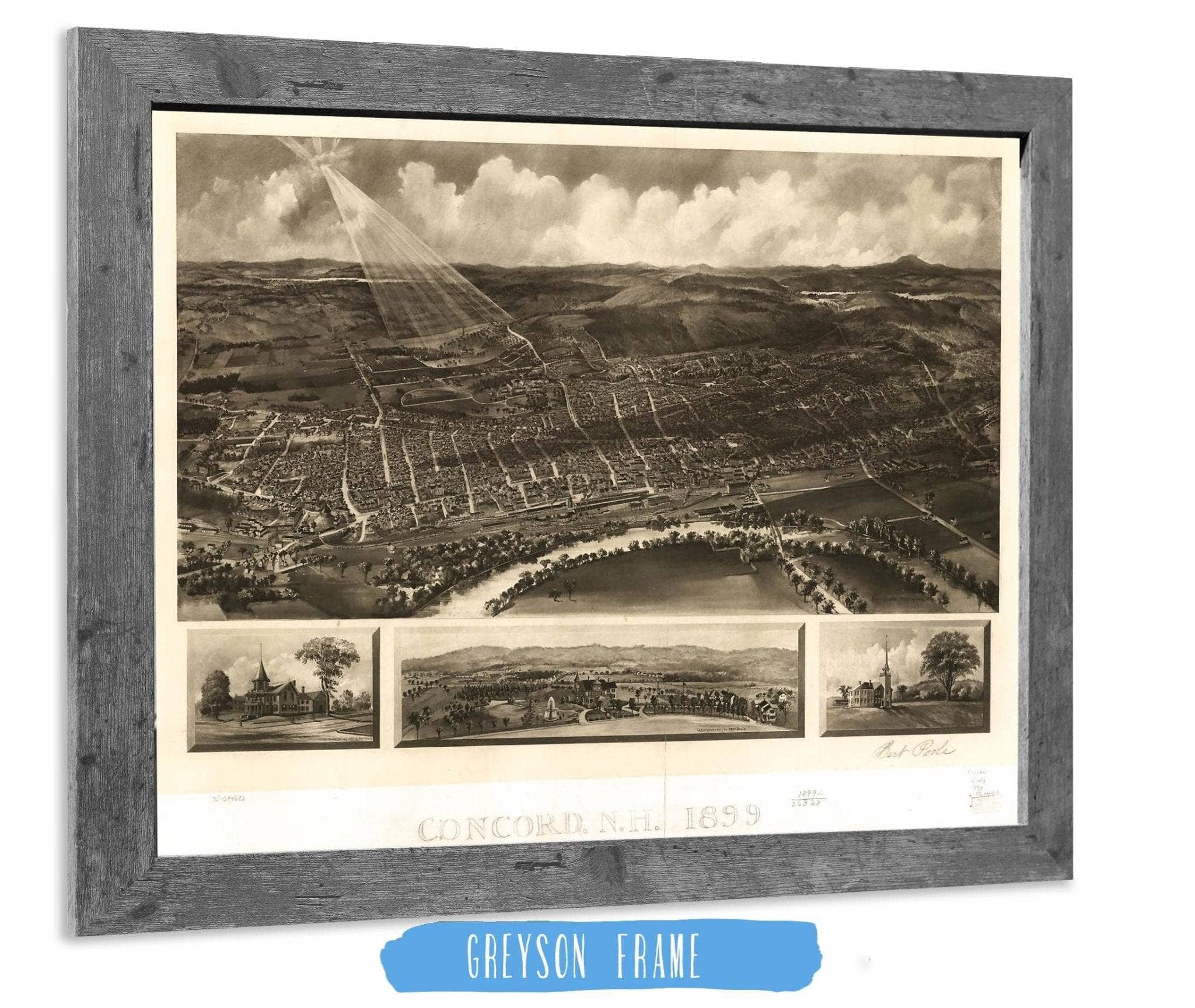 Concord Nh 1899 State of New Hampshire - Image 6