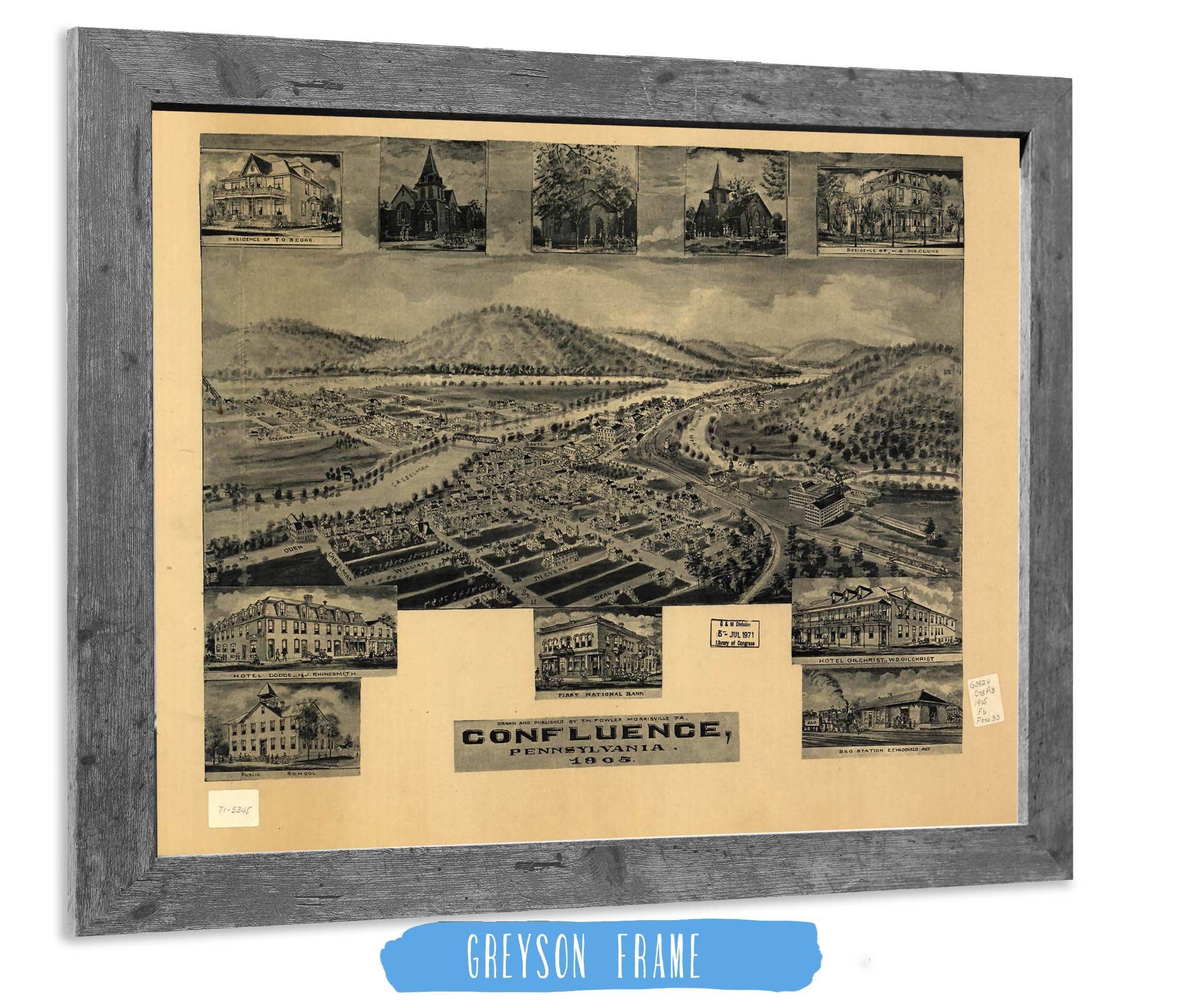 Confluence Pennsylvania 1905 State of Pennsylvania - Image 6