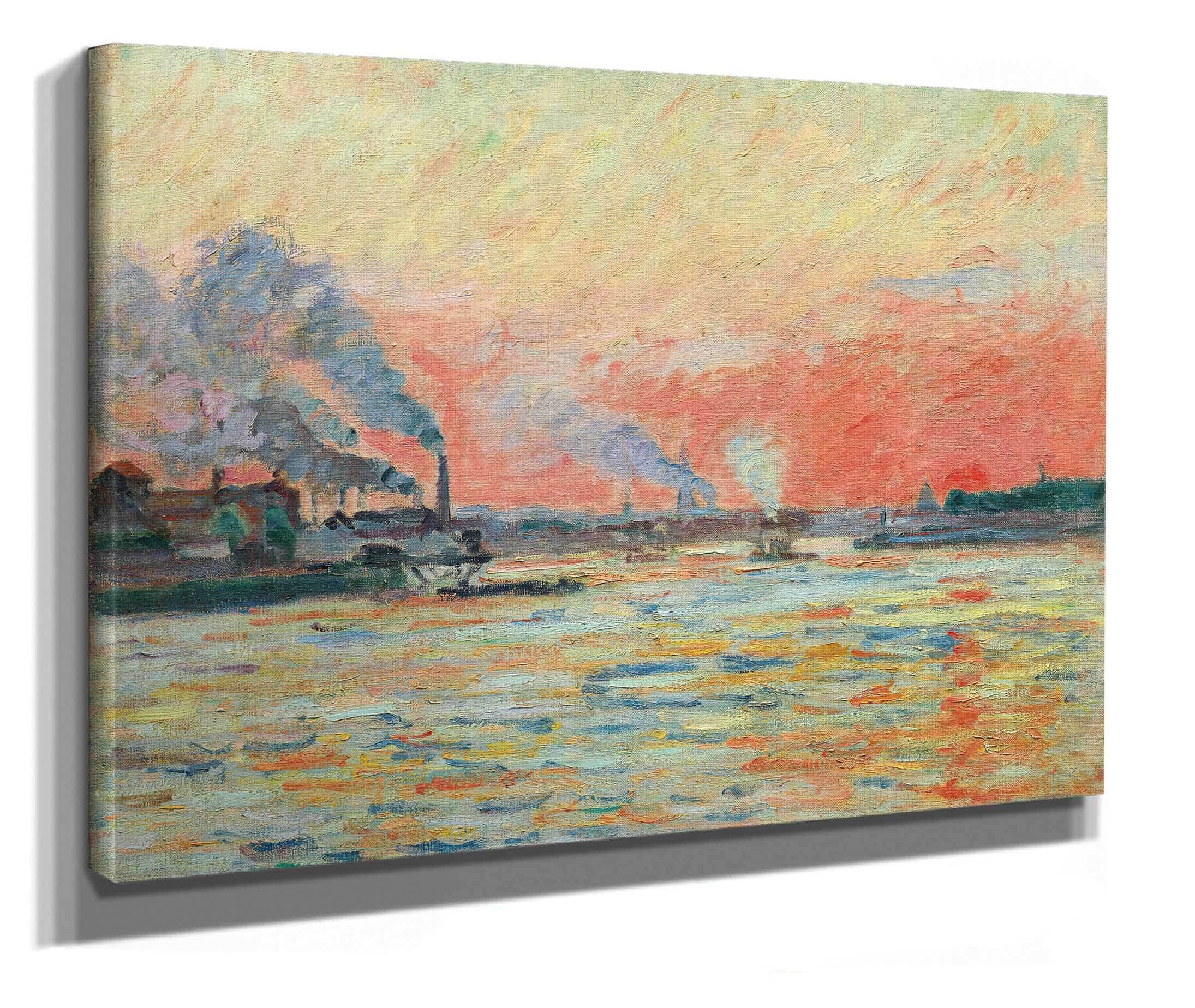 Confluent De La Seine Et De La Marne A Ivry by Armand Guillaumin - Image 2