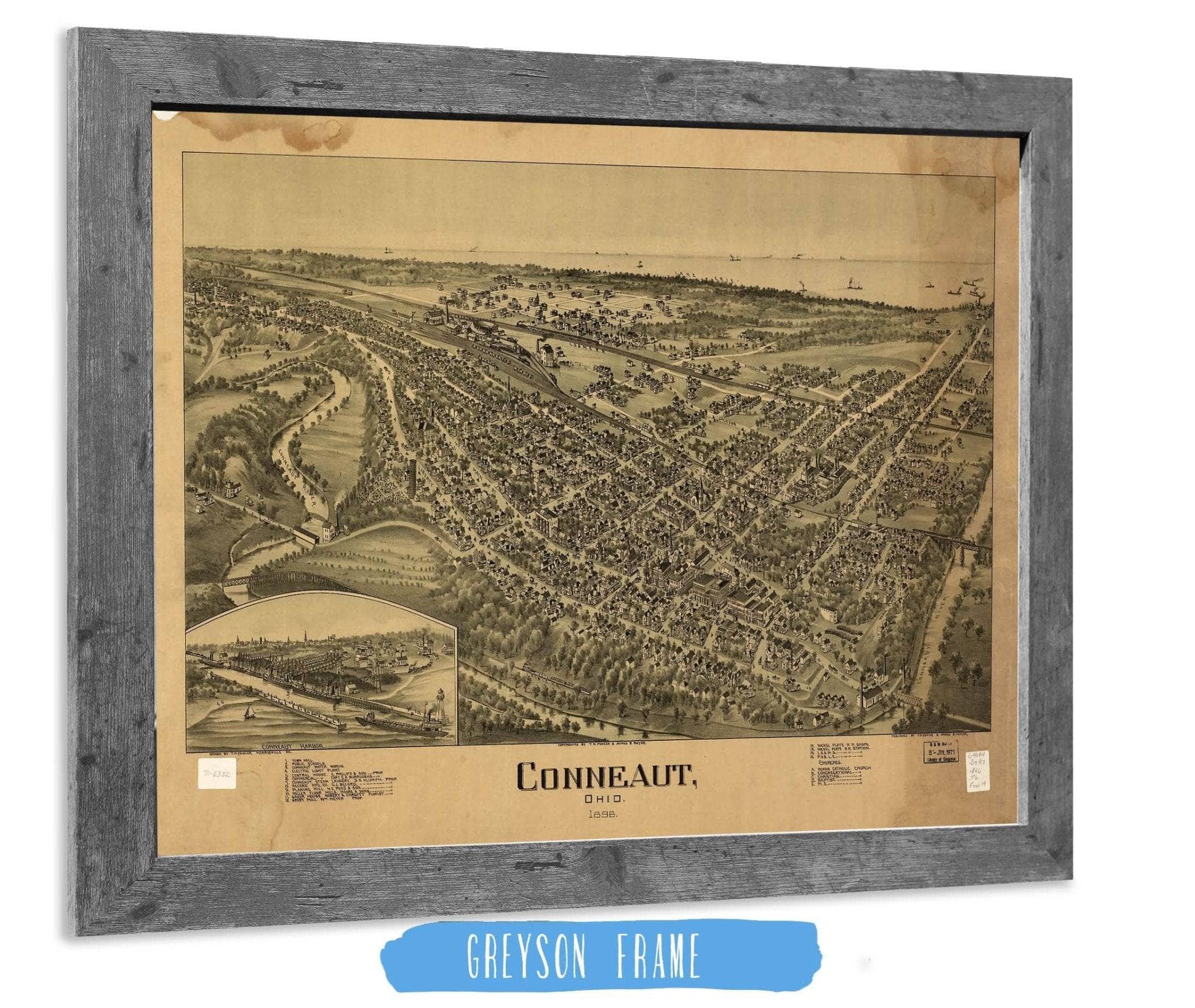 Conneaut Ohio 1896 State of Ohio - Image 6