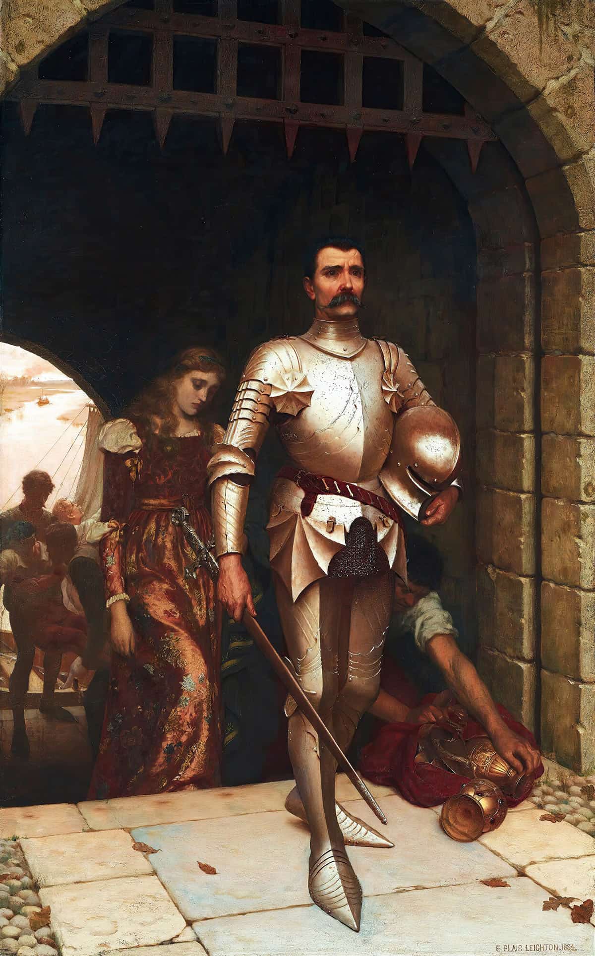 Conquest by Edmund Blair Leighton - Image 3