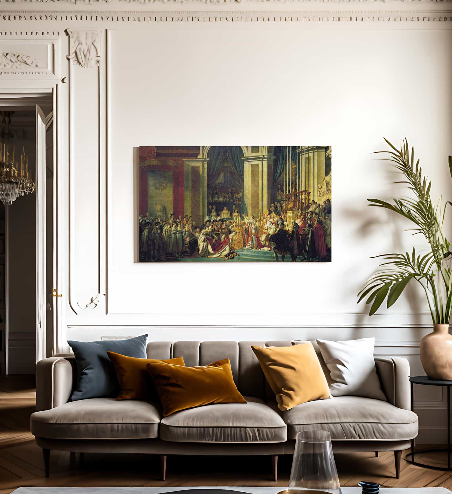 Consecration Of The Emperor Napoleon I And Coronation Of The Empress Josephine 1807 By Jacques Louis David - Image 3