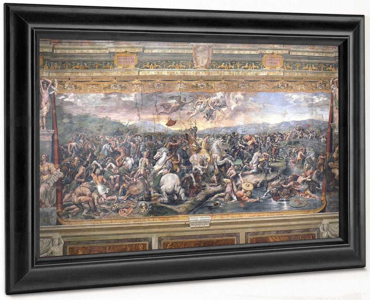 Constantine's Battle At The Milvian Bridge By Raphael - Image 6