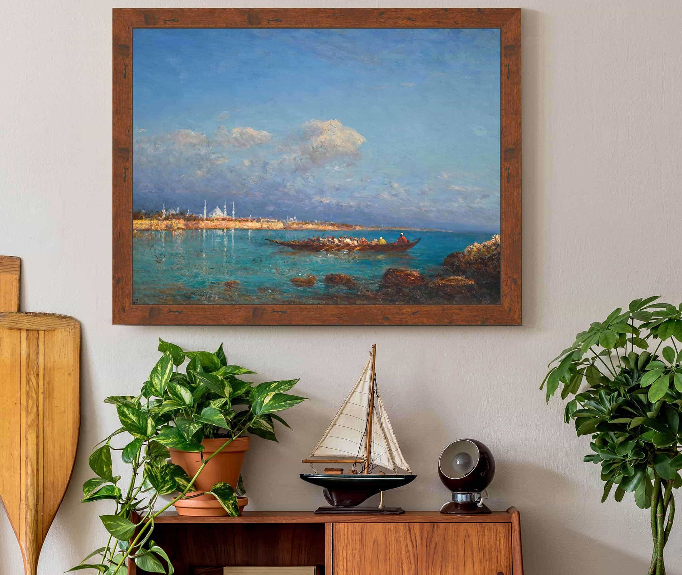 Constantinople From The Sea Of Marmara by Felix Ziem - Image 3