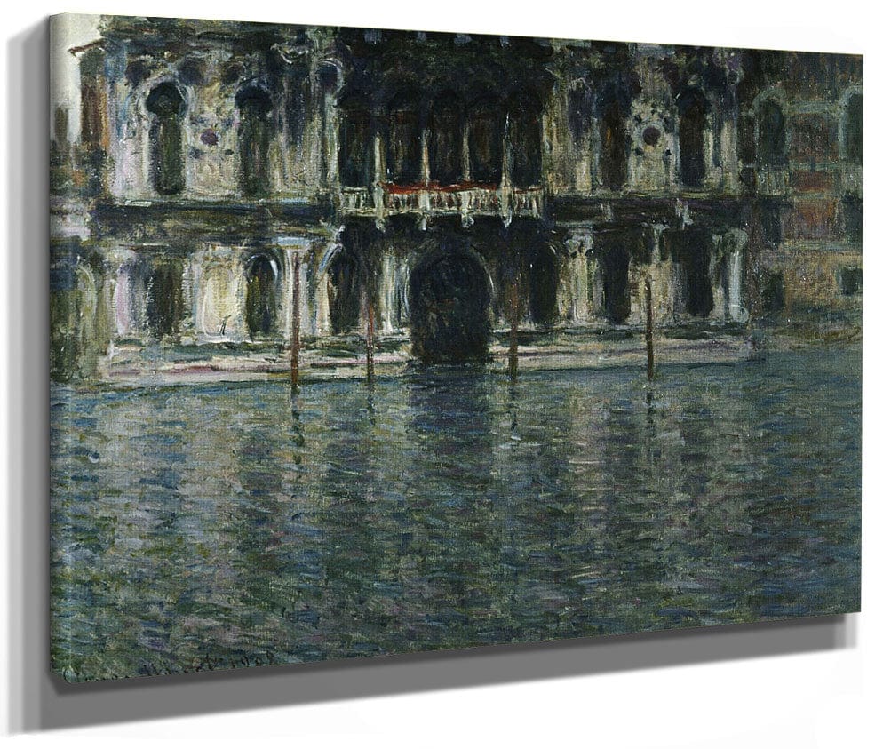 Contarini Palace, Venice By Claude Monet