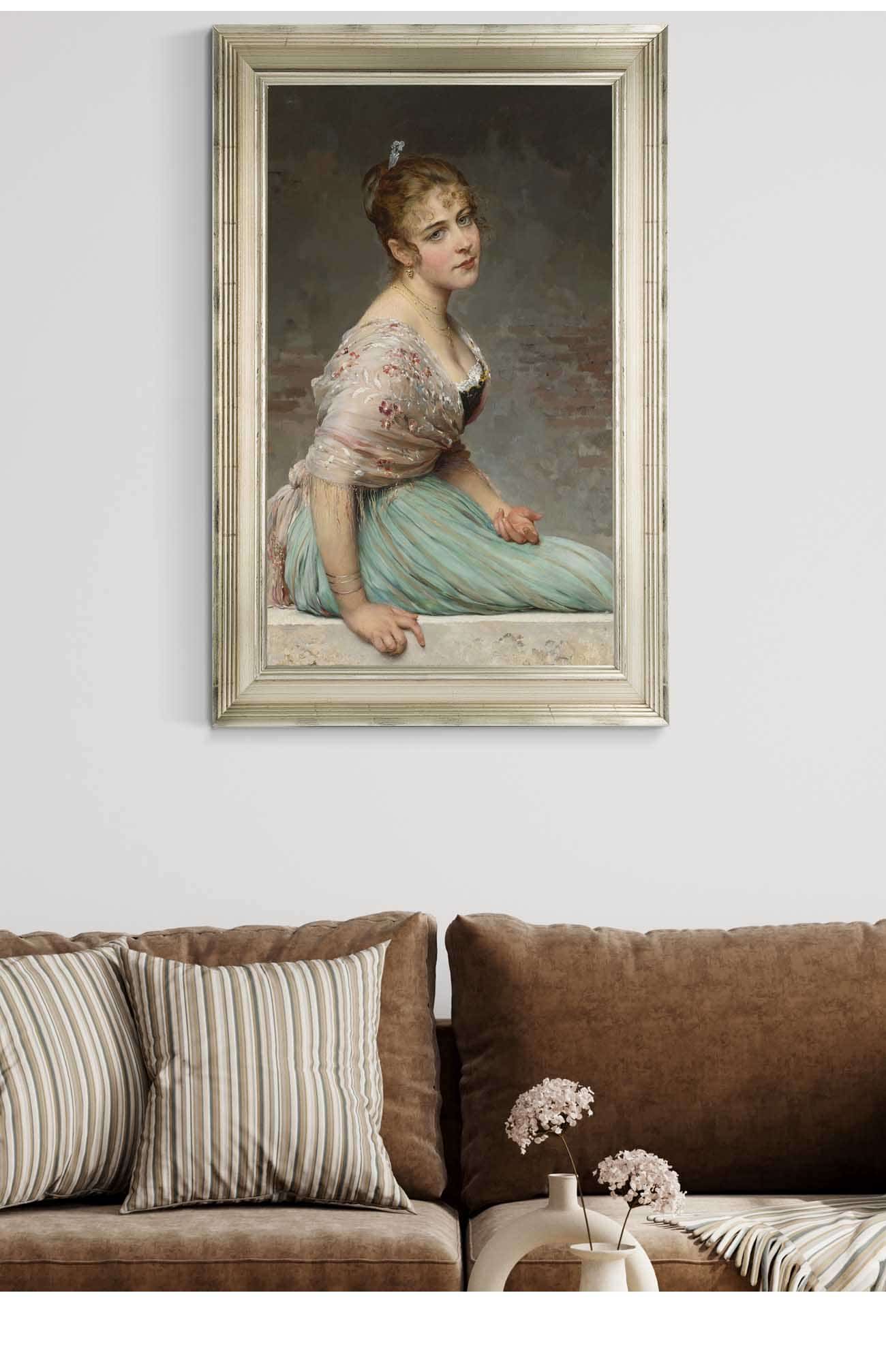 Contemplation by Eugen Von Blaas - Image 5
