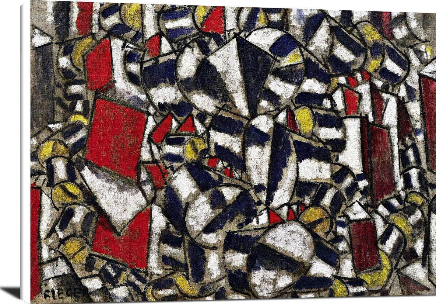 Contrast Of Forms Painting Fernand Leger Canvas Art
