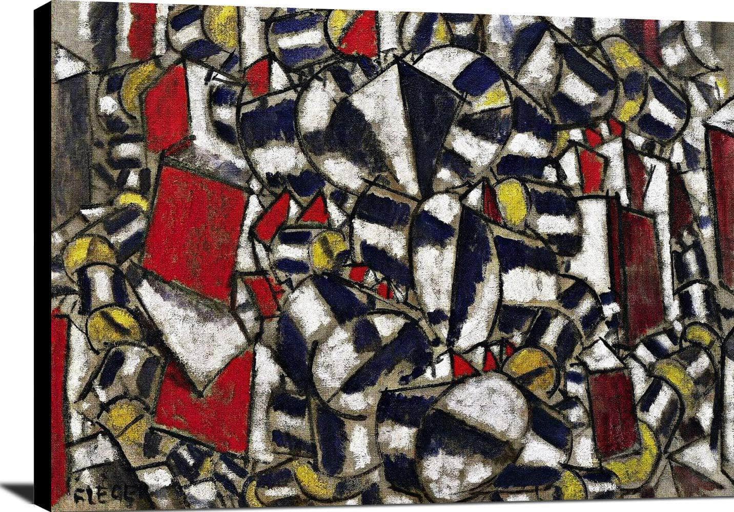 Contrast Of Forms Painting Fernand Leger Canvas Art - Image 2