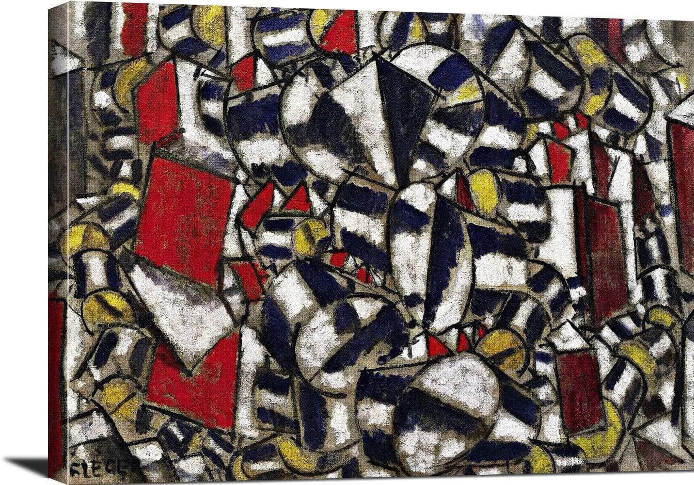 Contrast Of Forms Painting Fernand Leger Canvas Art - Image 3