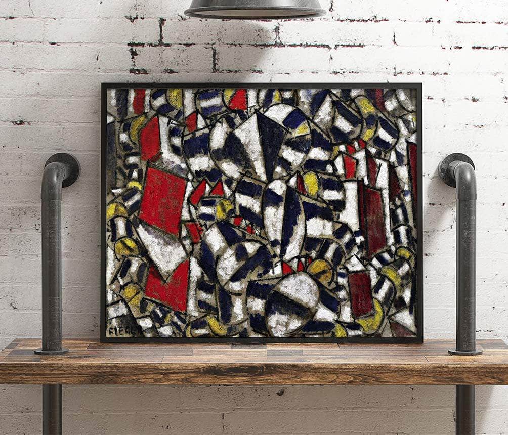 Contrast Of Forms Painting Fernand Leger Canvas Art - Image 4
