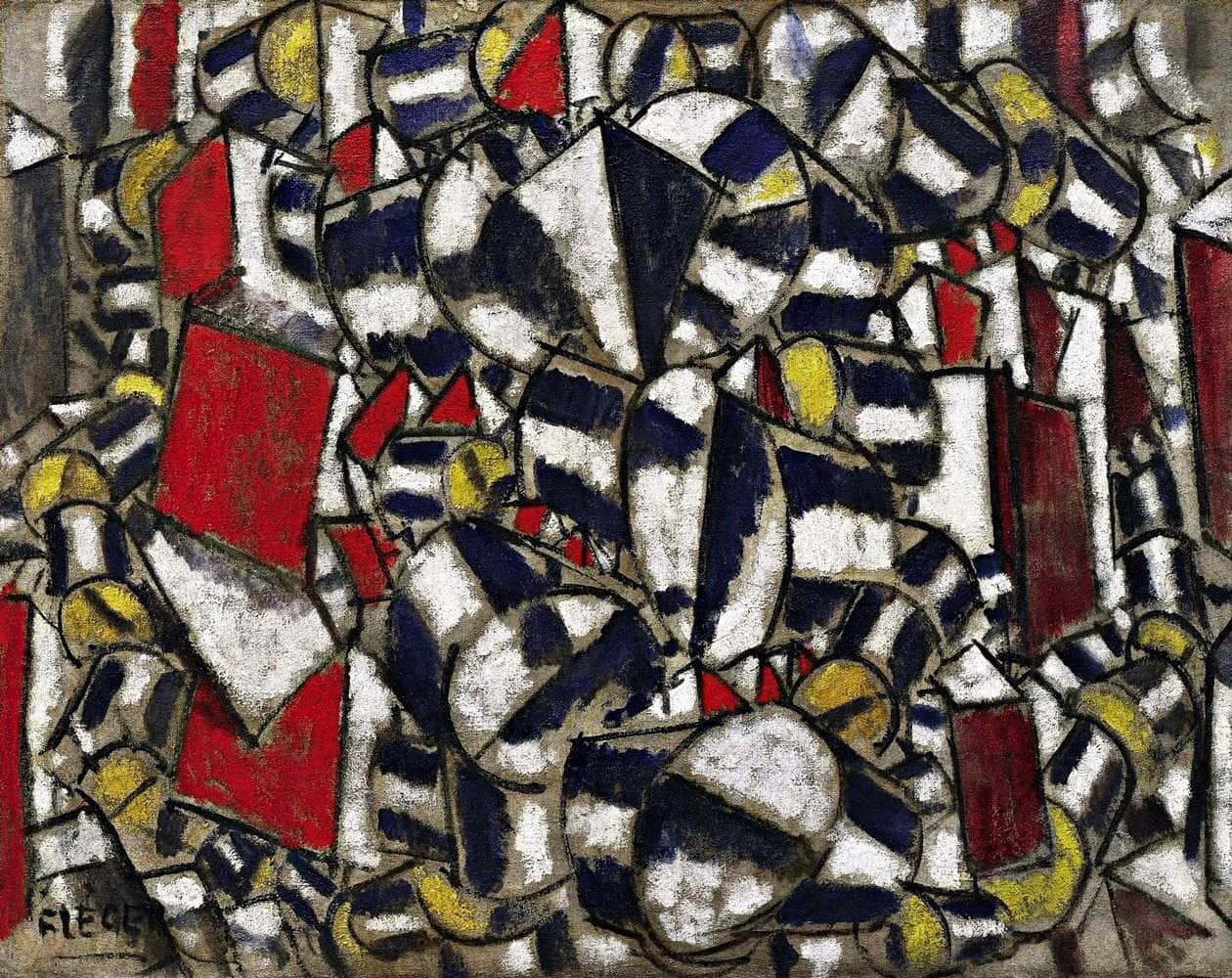 Contrast Of Forms Painting Fernand Leger Canvas Art - Image 5