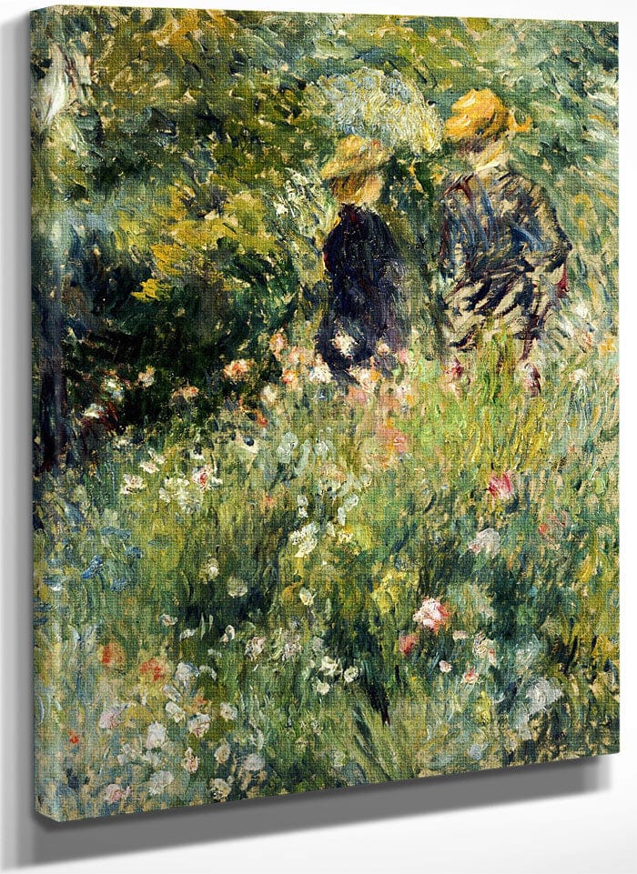 Conversation Dans Une Roseraie By Pierre Auguste Renoir