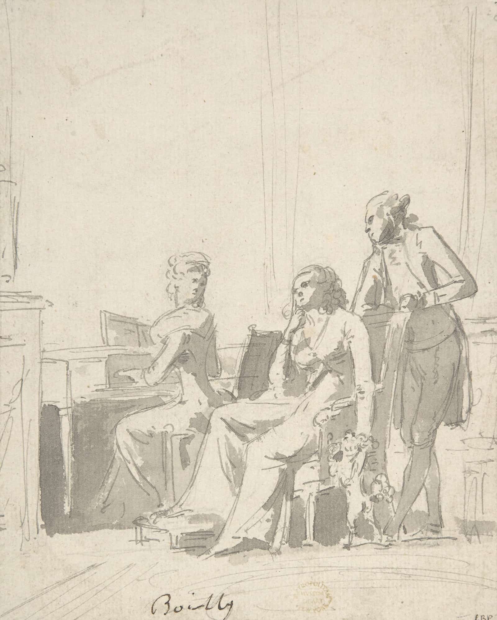 Conversation Piece by Louis Leopold Boilly