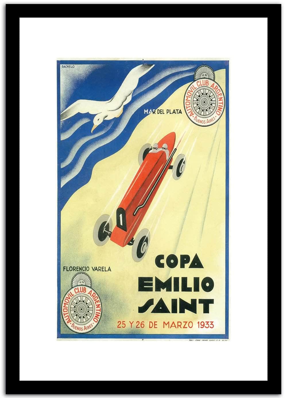 Copa Emilio Vintage Poster