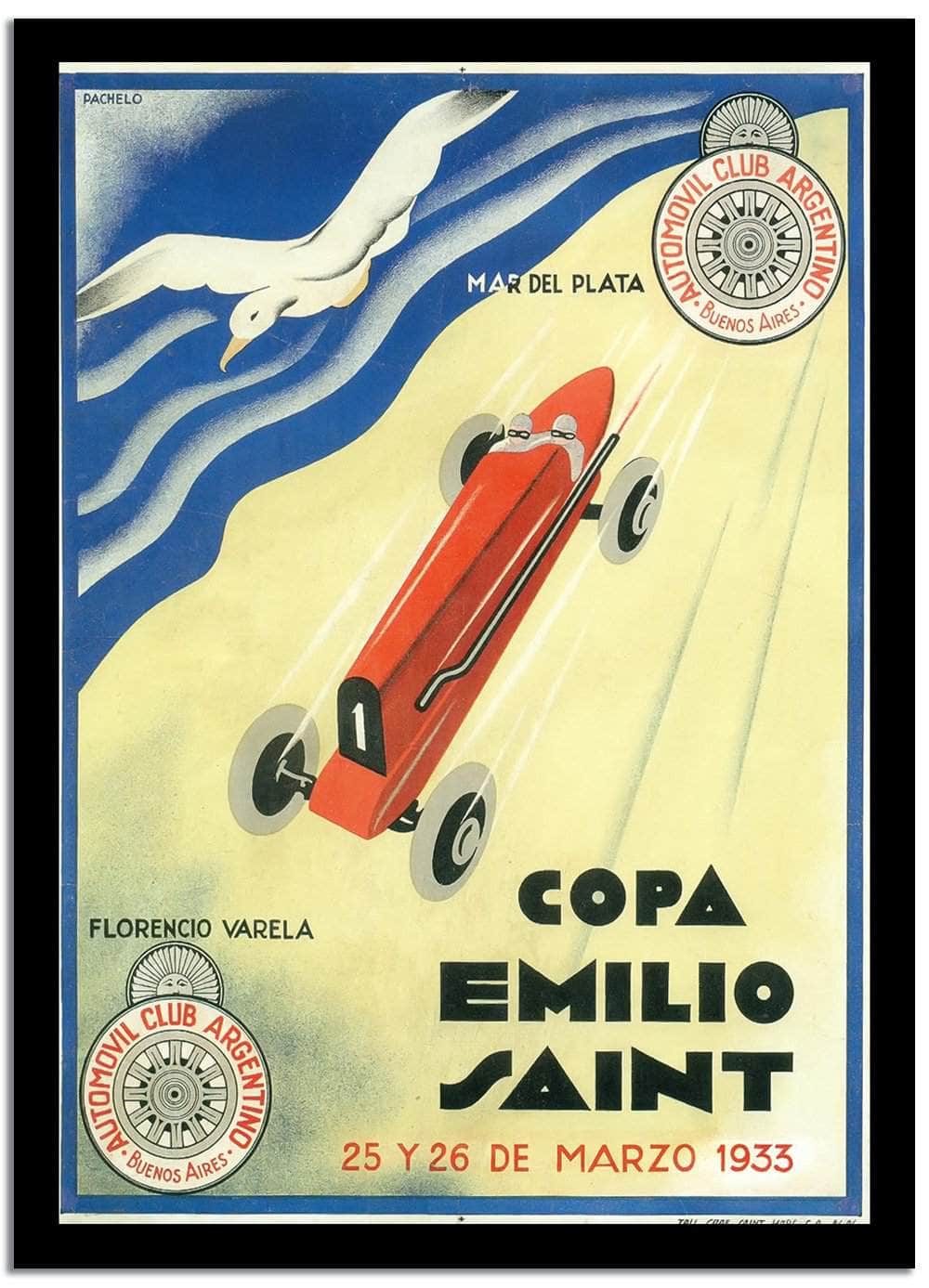 Copa Emilio Vintage Poster - Image 2