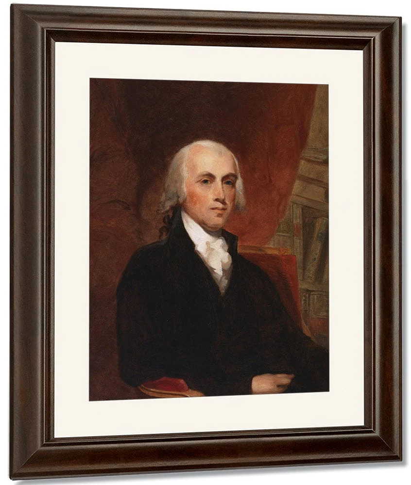Copy Of James Madison By Gilbert Stuart By Thomas Sully - Image 3