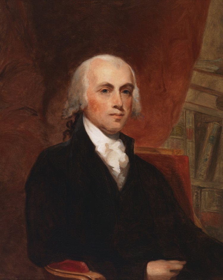 Copy Of James Madison By Gilbert Stuart By Thomas Sully - Image 5