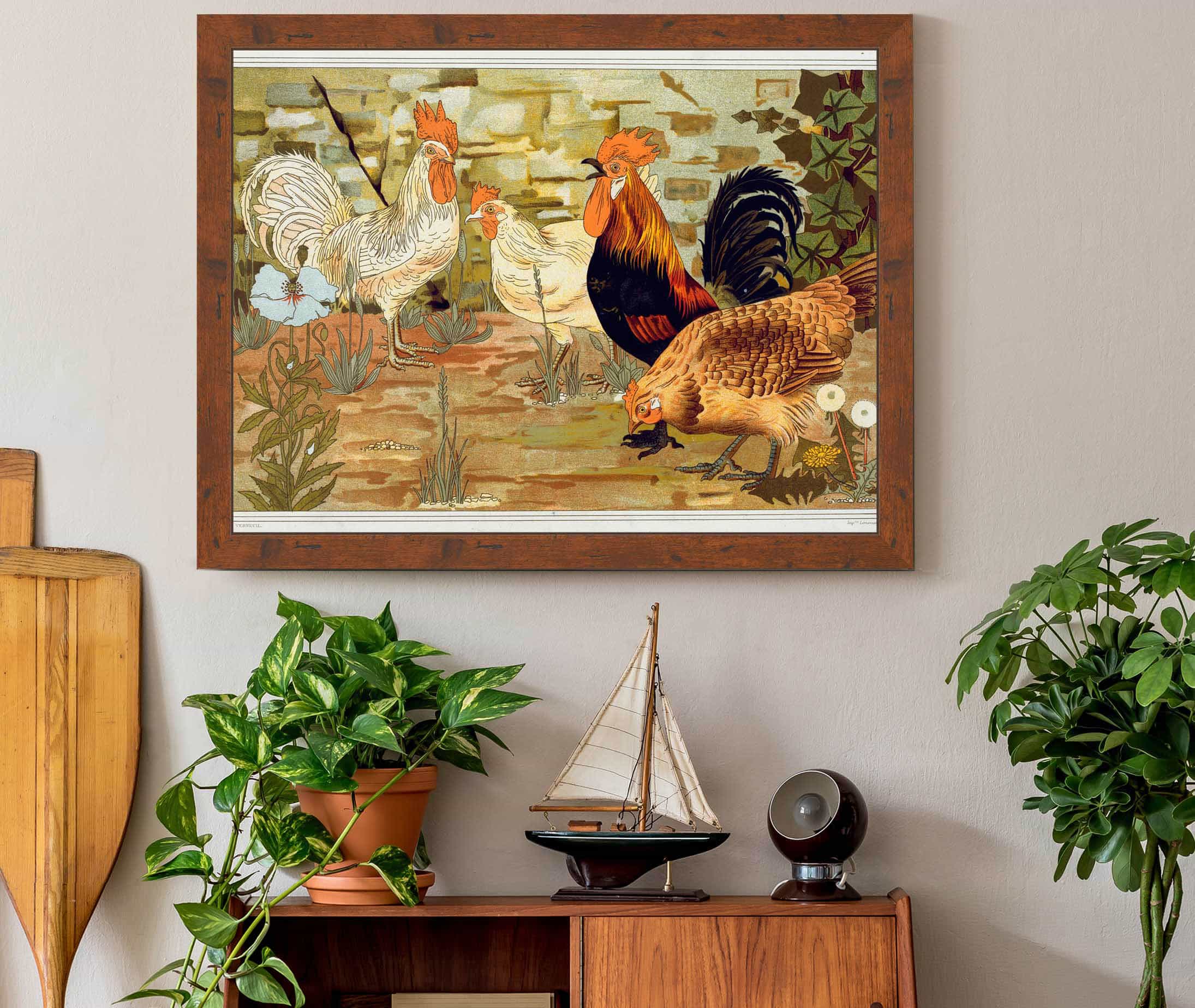 Coqs Et Poules by Maurice Pillard Verneuil - Image 3