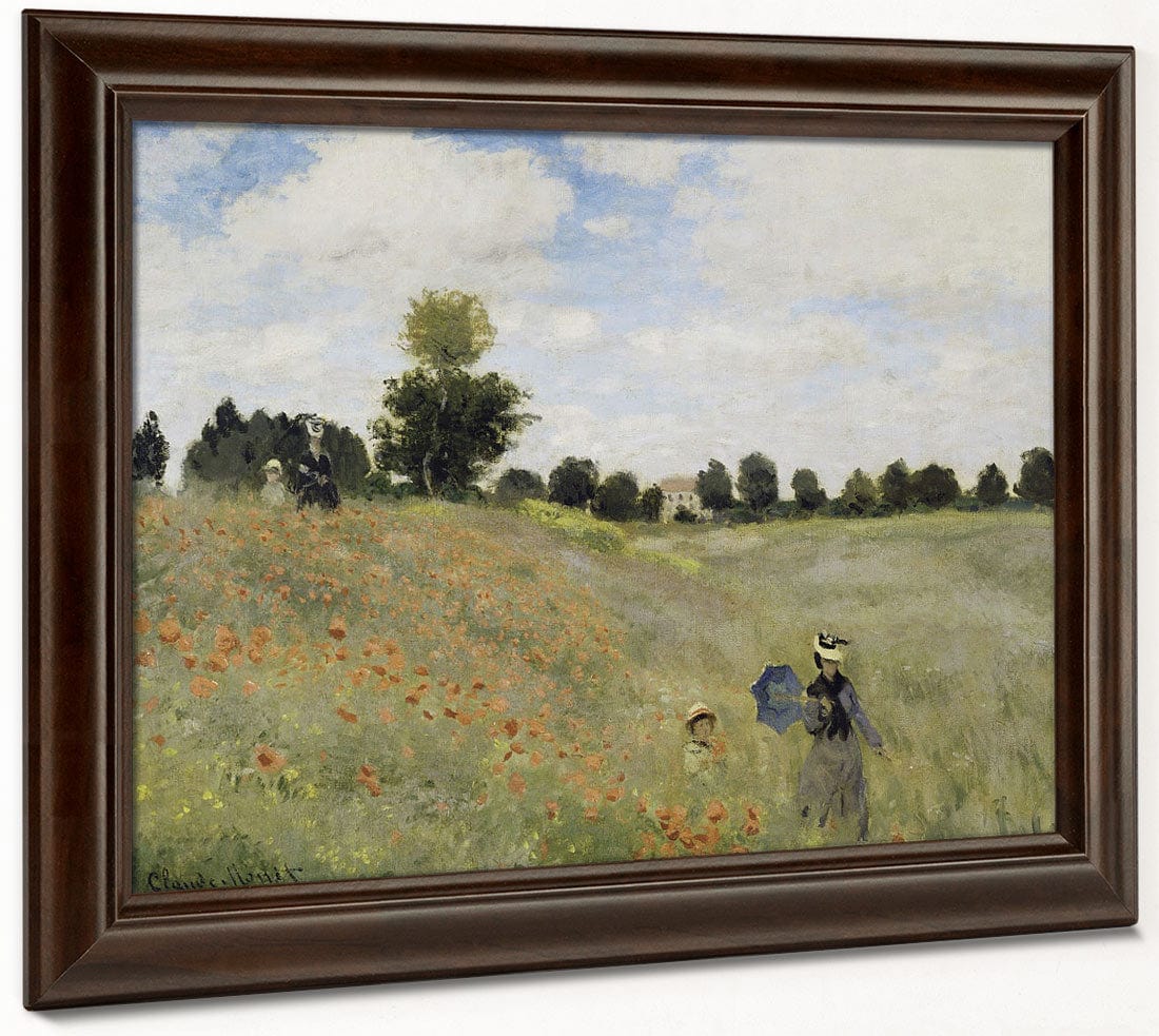 Coquelicots, Environs D'argenteuil By Claude Monet - Image 4