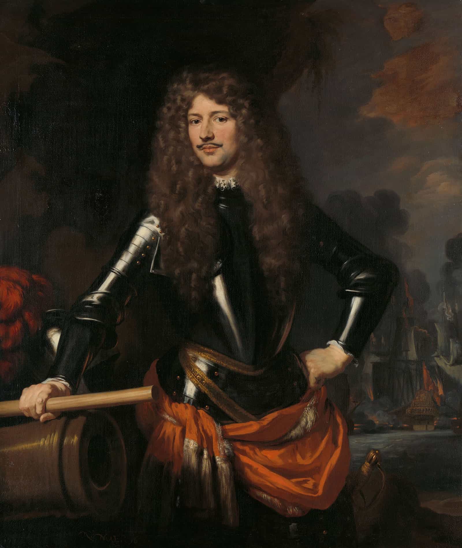 Cornelis Evertsen Lieutenant Admiral Of Zeeland by Nicolaes Maes