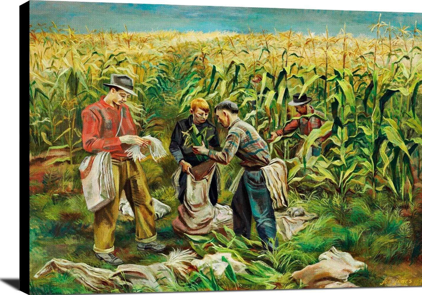 Cornfield Painting Joe Jones Canvas Art - Image 2