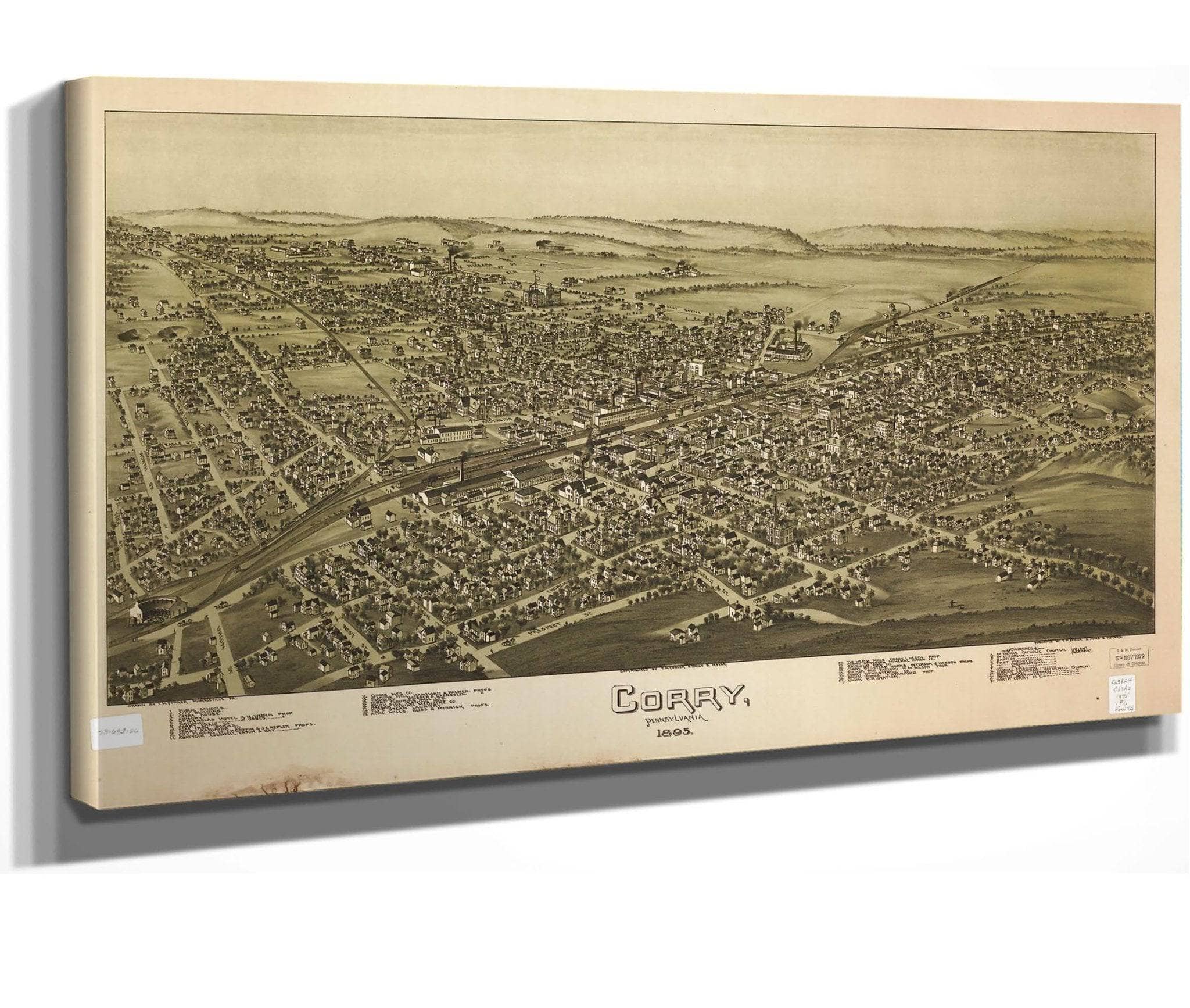 Corry Pennsylvania 1895 State Of Pennsylvania