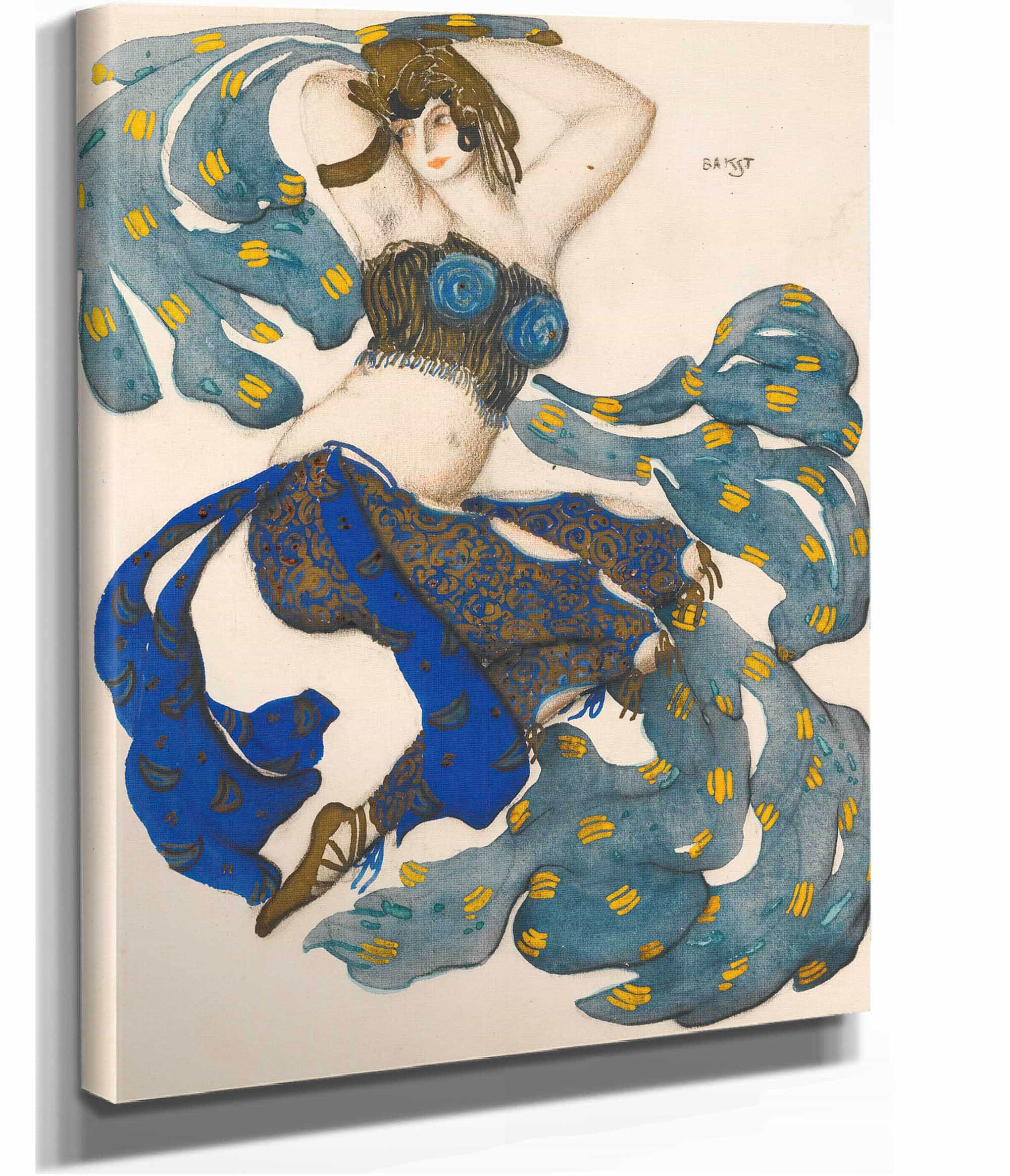Costume Design For An Odalisque In Sheherezade by Leon Bakst - Image 2