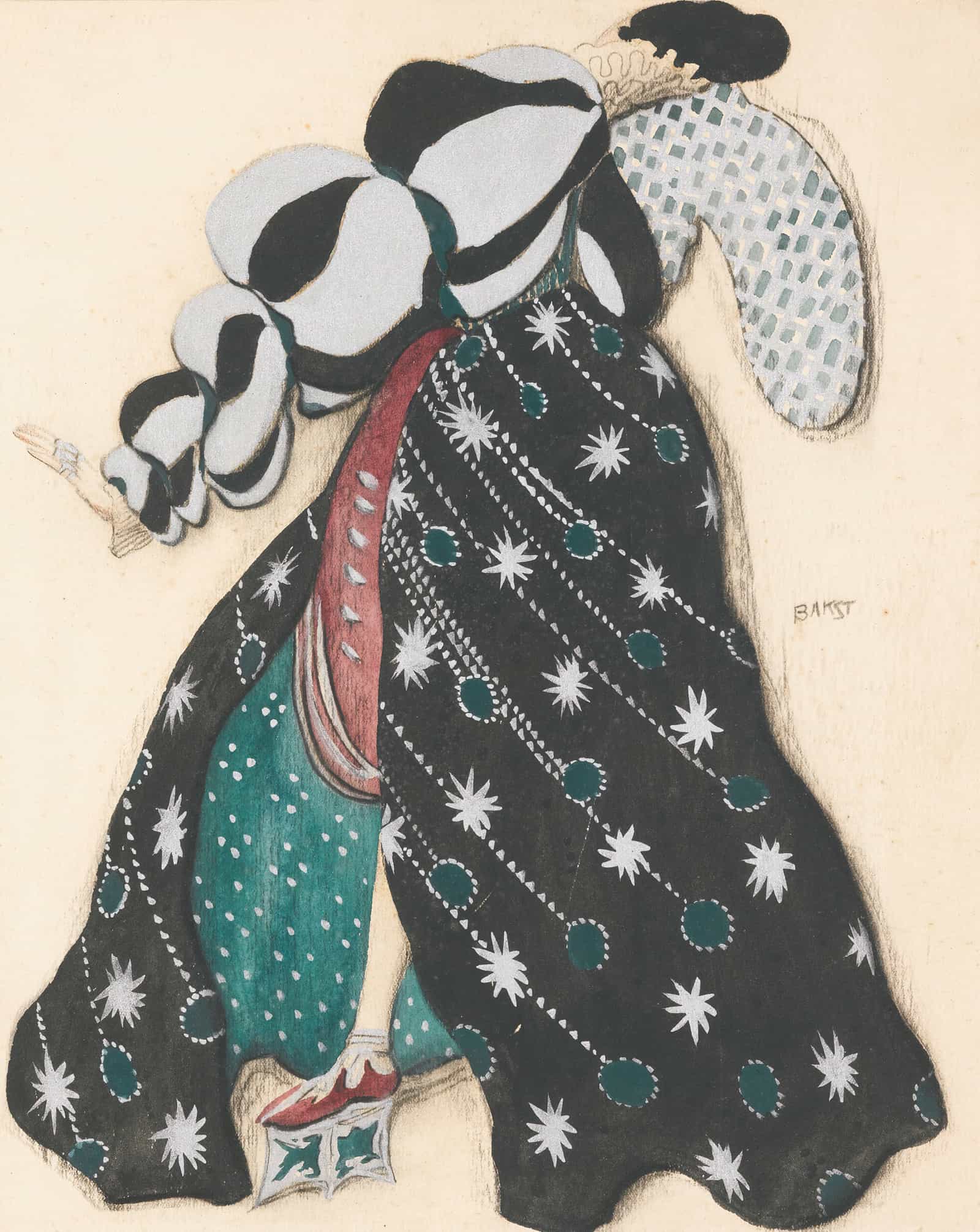 Costume Design For Potiphars Wife In The Legend Of Joseph by Leon Bakst - Image 5