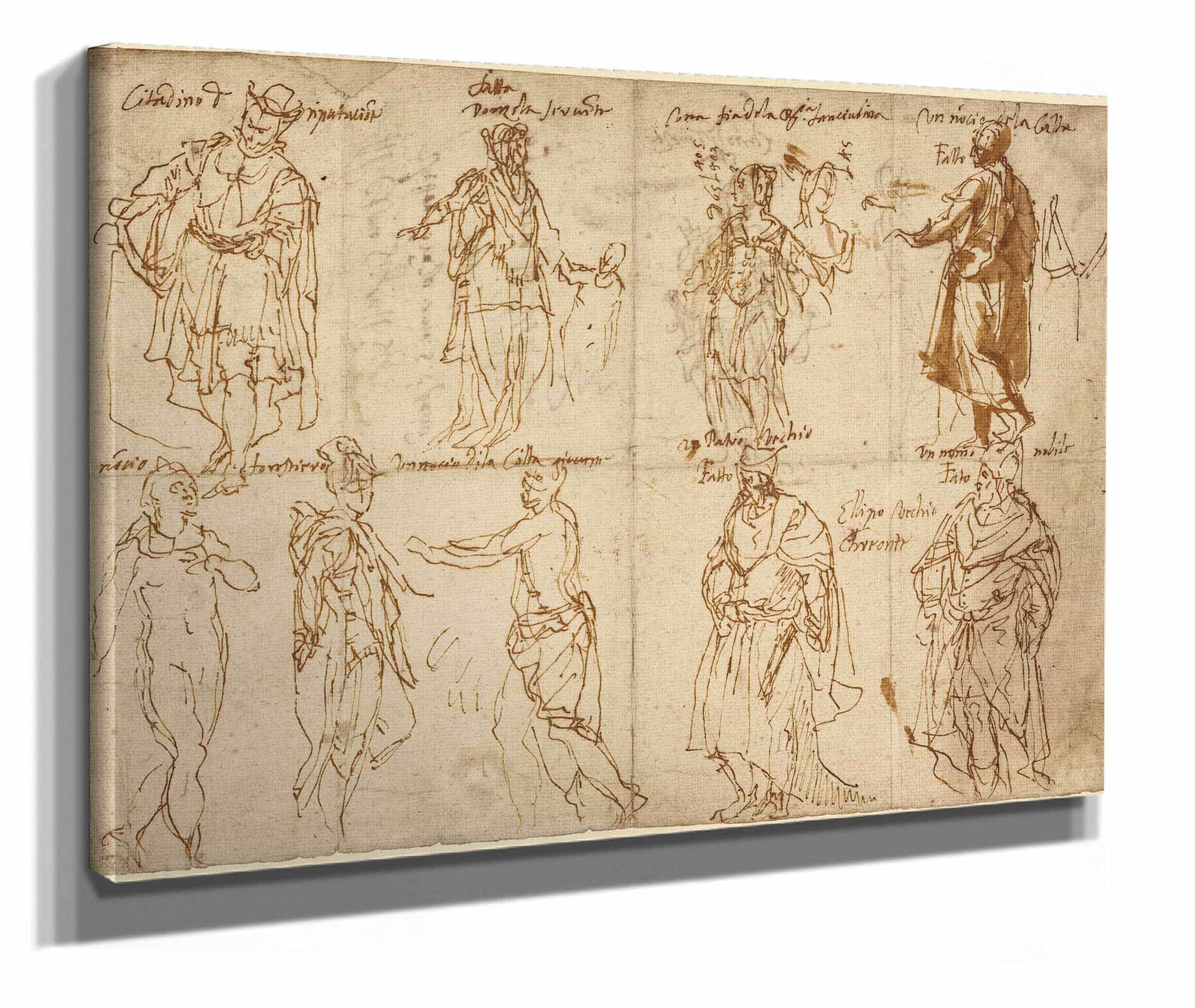 Costume Studies For Sophocles Oedipus Tyrannus by Paolo Veronese