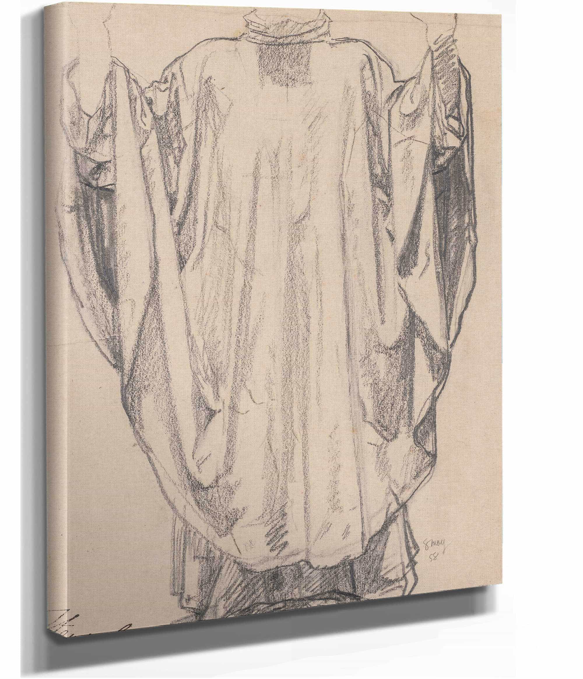 Costume Study Before by Henri Lehmann - Image 2