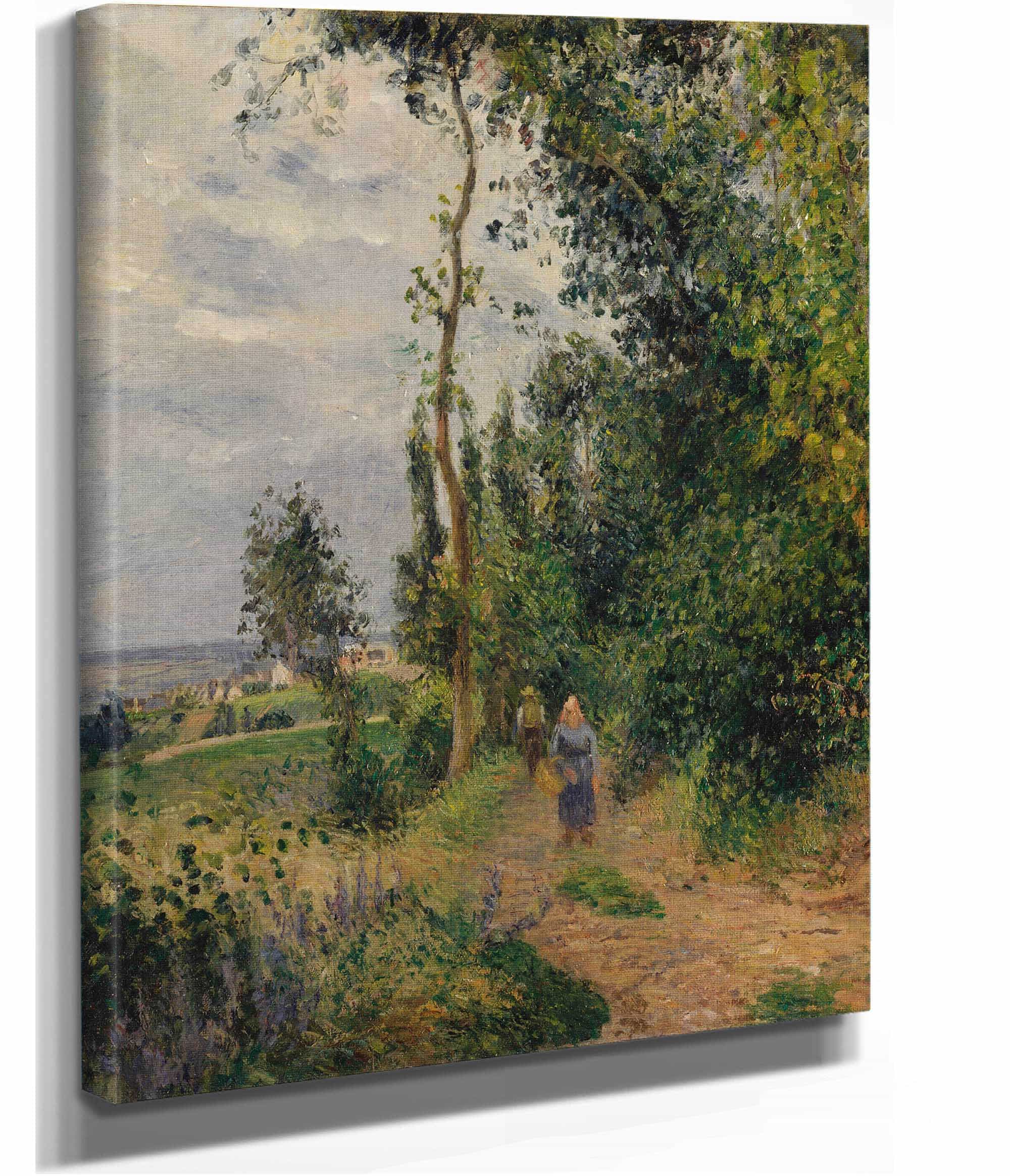 Cote Des Grouettes Near Pontoise by Camille Pissarro - Image 2