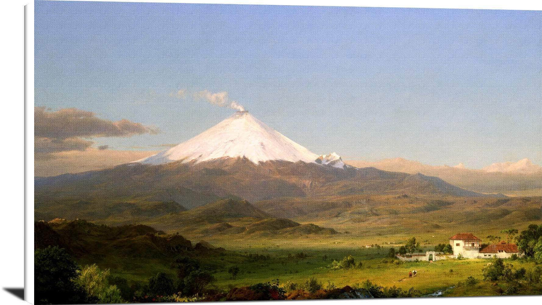 Cotopaxi Painting Frederic Edwin Church Canvas Art