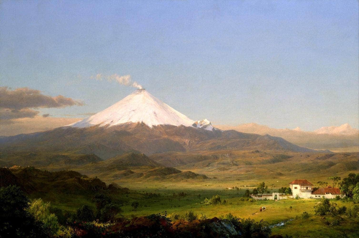 Cotopaxi Painting Frederic Edwin Church Canvas Art - Image 5