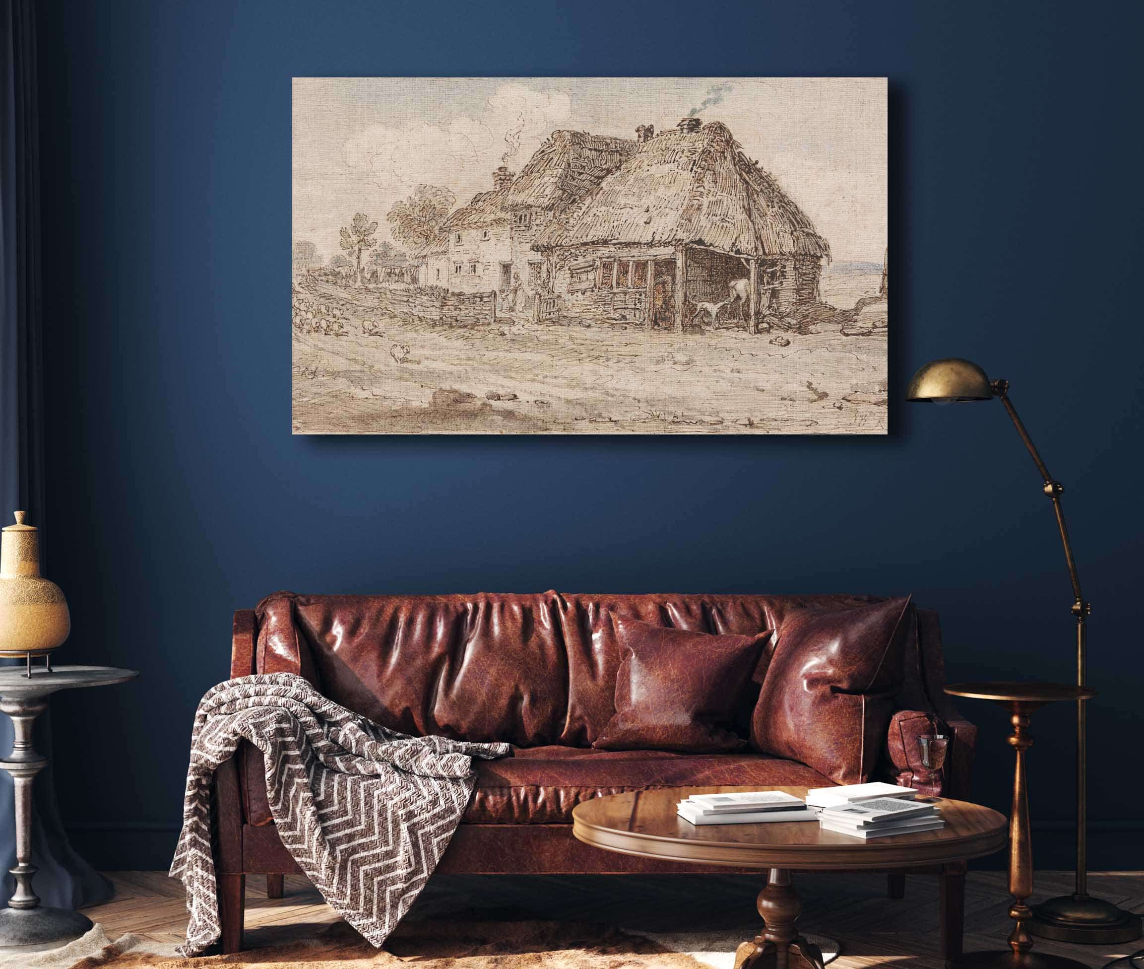 Cottage And Farm Buildings by James Ward - Image 4