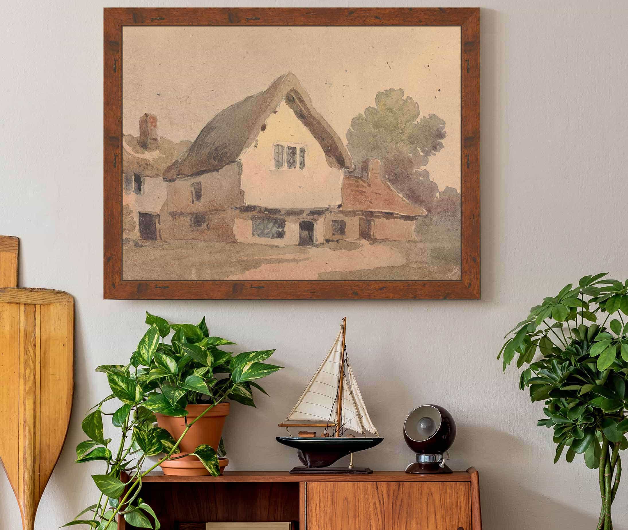 Cottage by Thomas Sully - Image 3