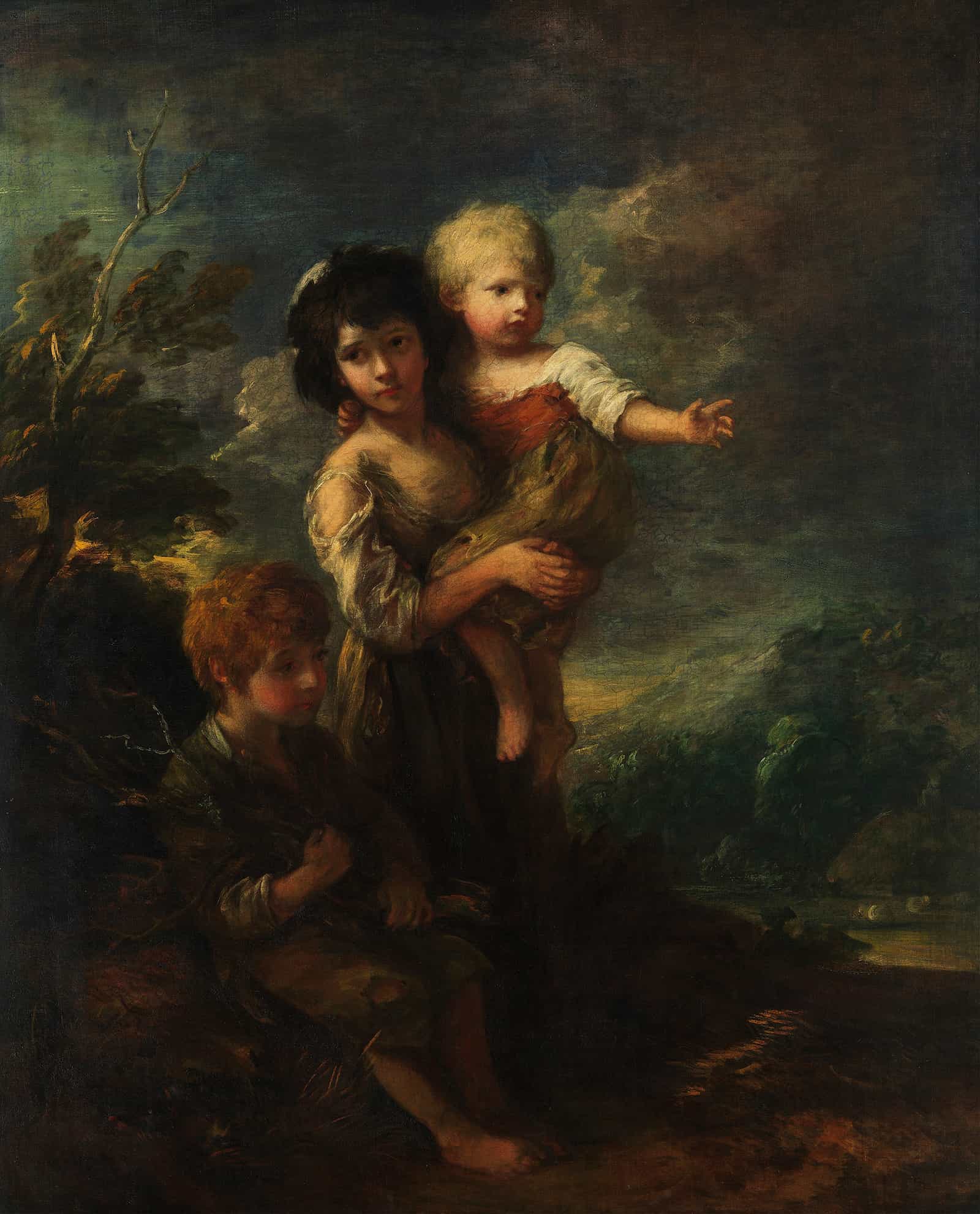 Cottage Children The Wood Gatherers by Thomas Gainsborough