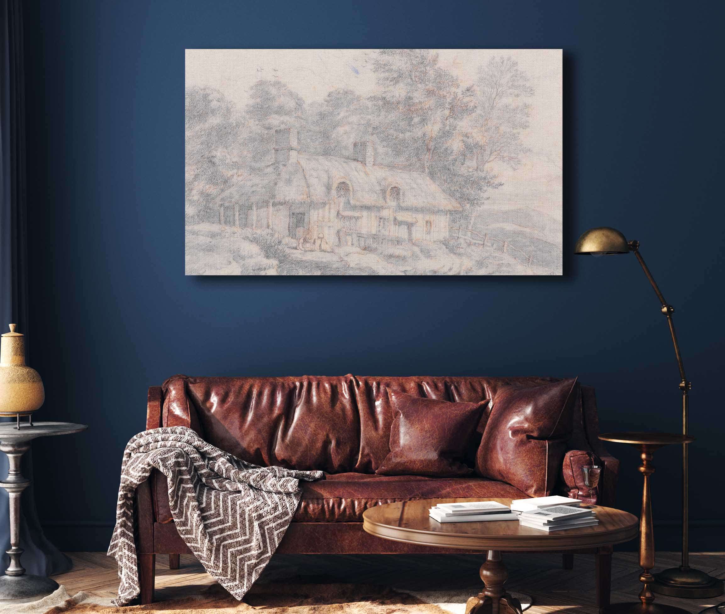 Cottage In Herefordshire Before by David Cox - Image 4