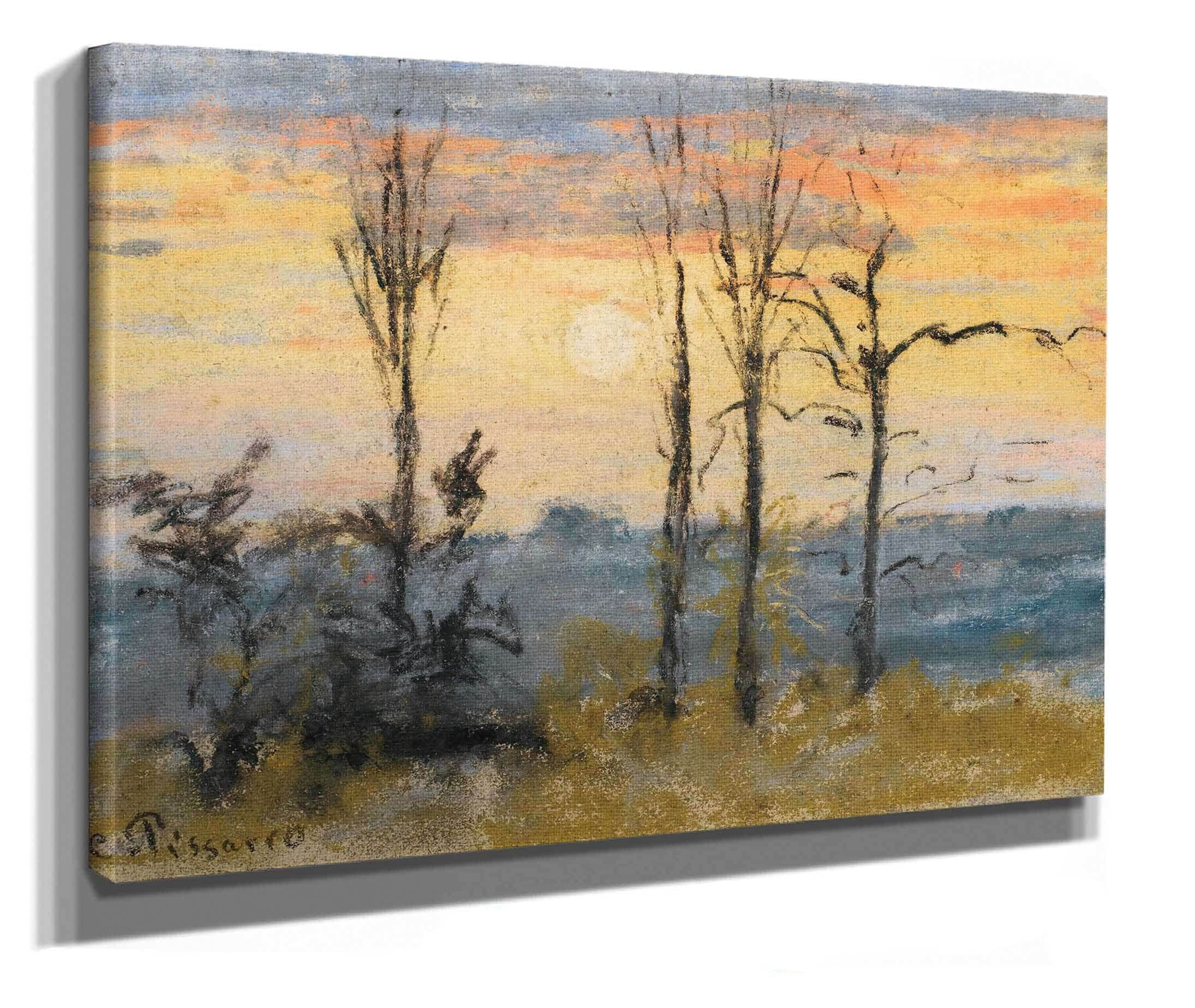 Coucher De Soleil by Camille Pissarro - Image 2