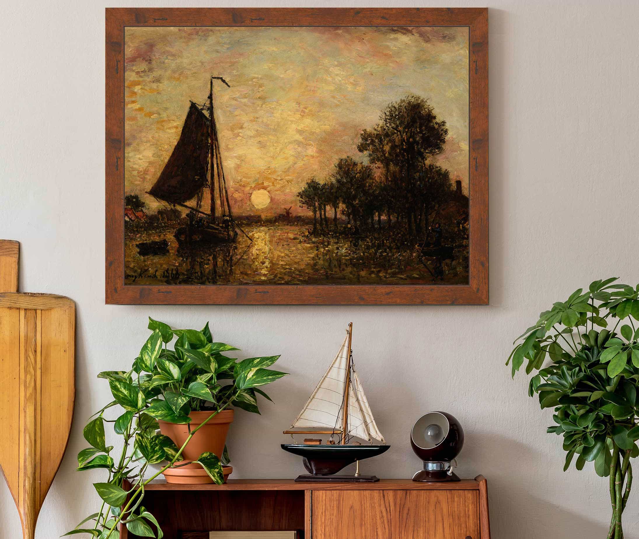 Coucher De Soleil En Hollande by Johan Barthold Jongkind - Image 3
