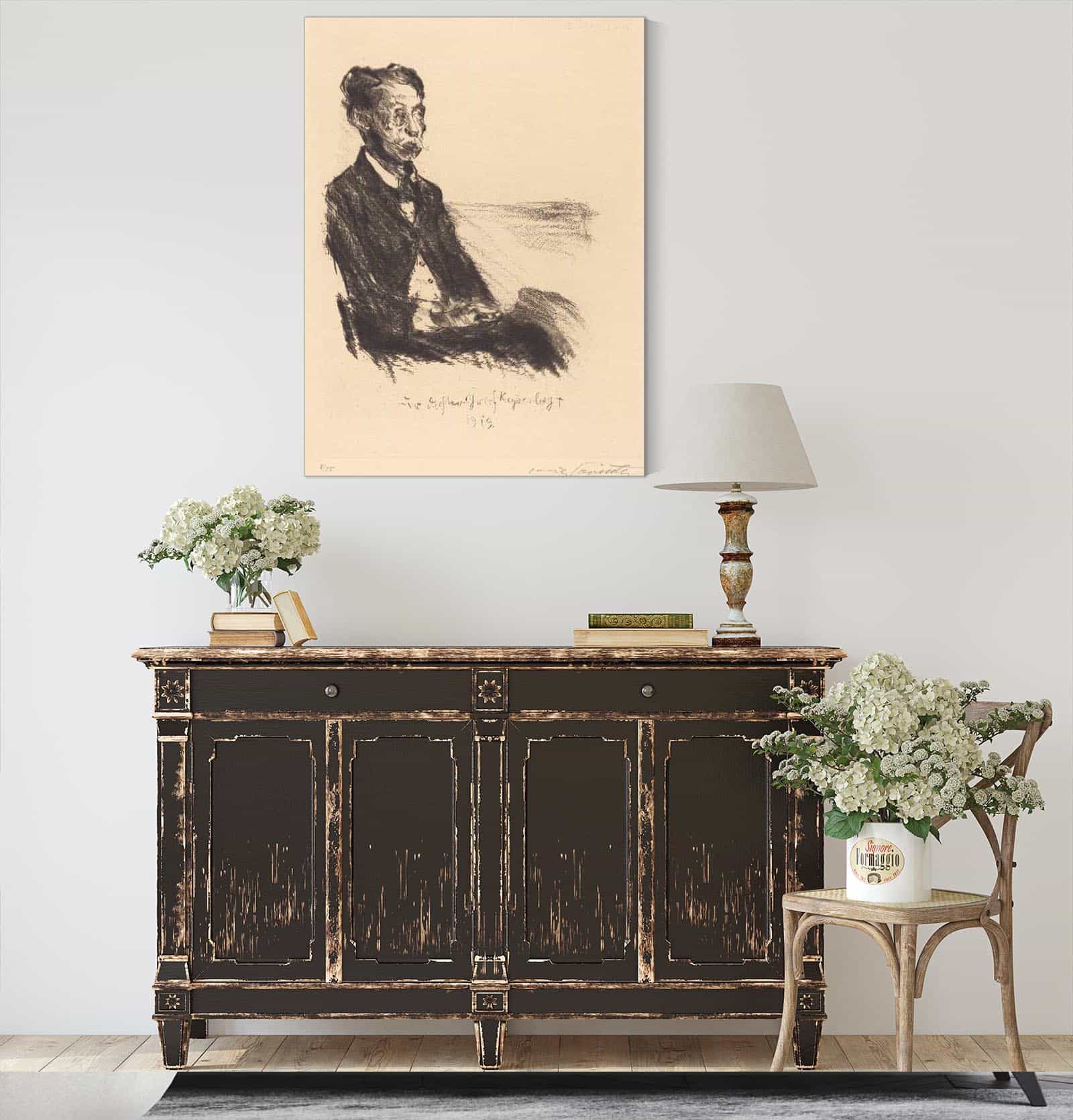 Count Keyserling Bildnis Des Grafen Keyserling by Lovis Corinth - Image 4