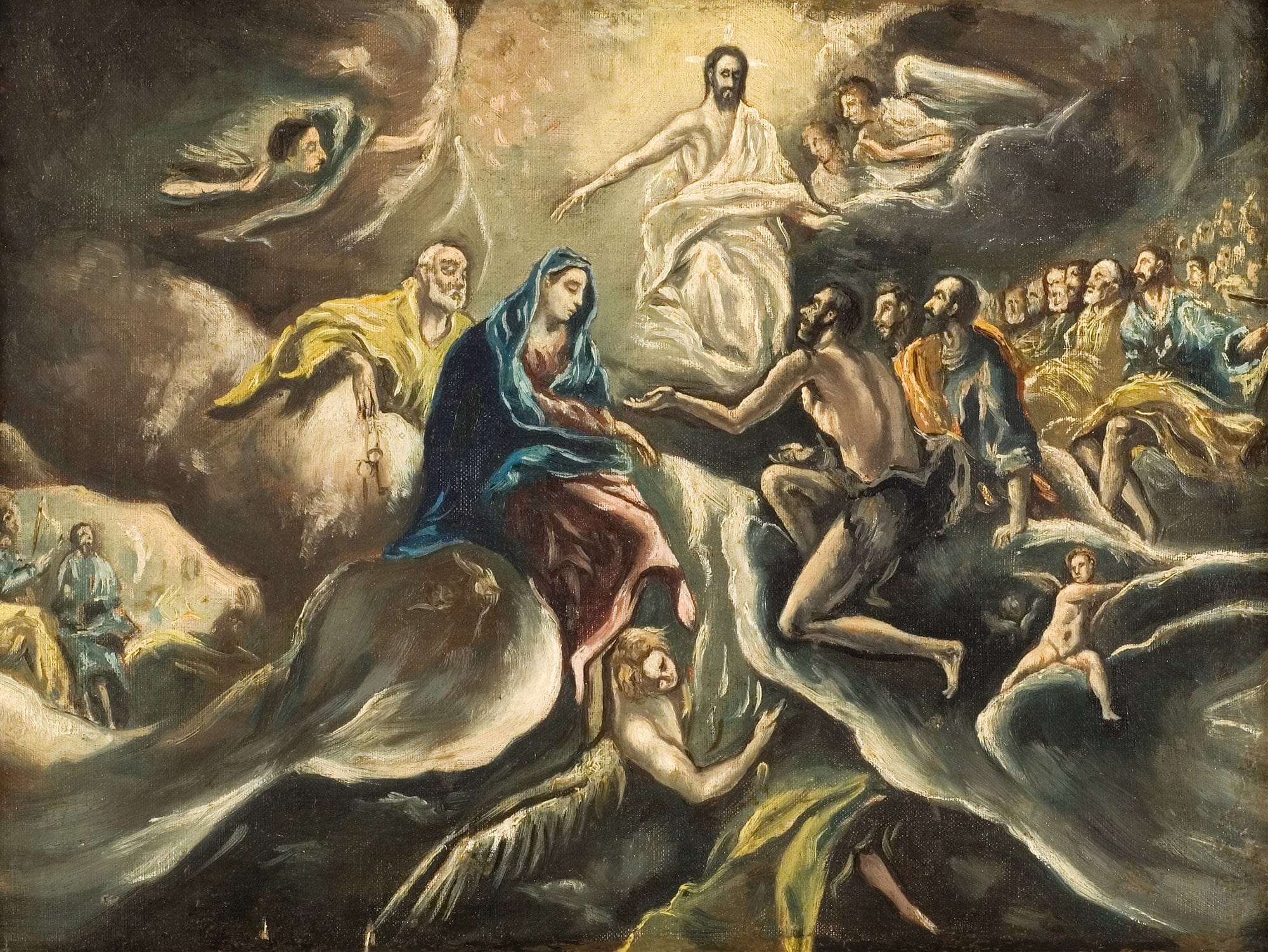 Count Orgaz Funeral by El Greco - Image 2