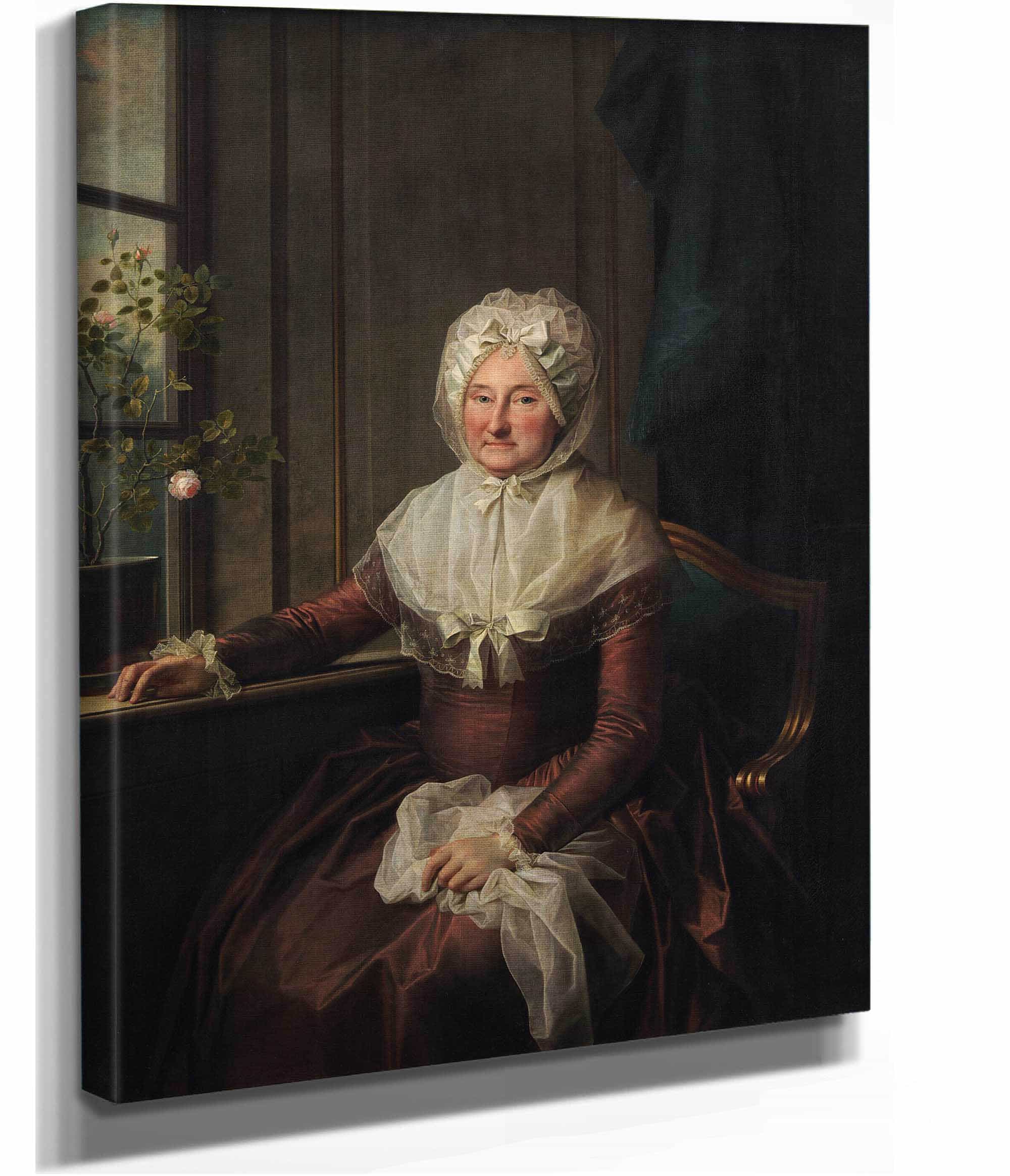 Countess Anna Joachima Danneskiold Laurvigen Nee Ahlefeldt by Jens Juel