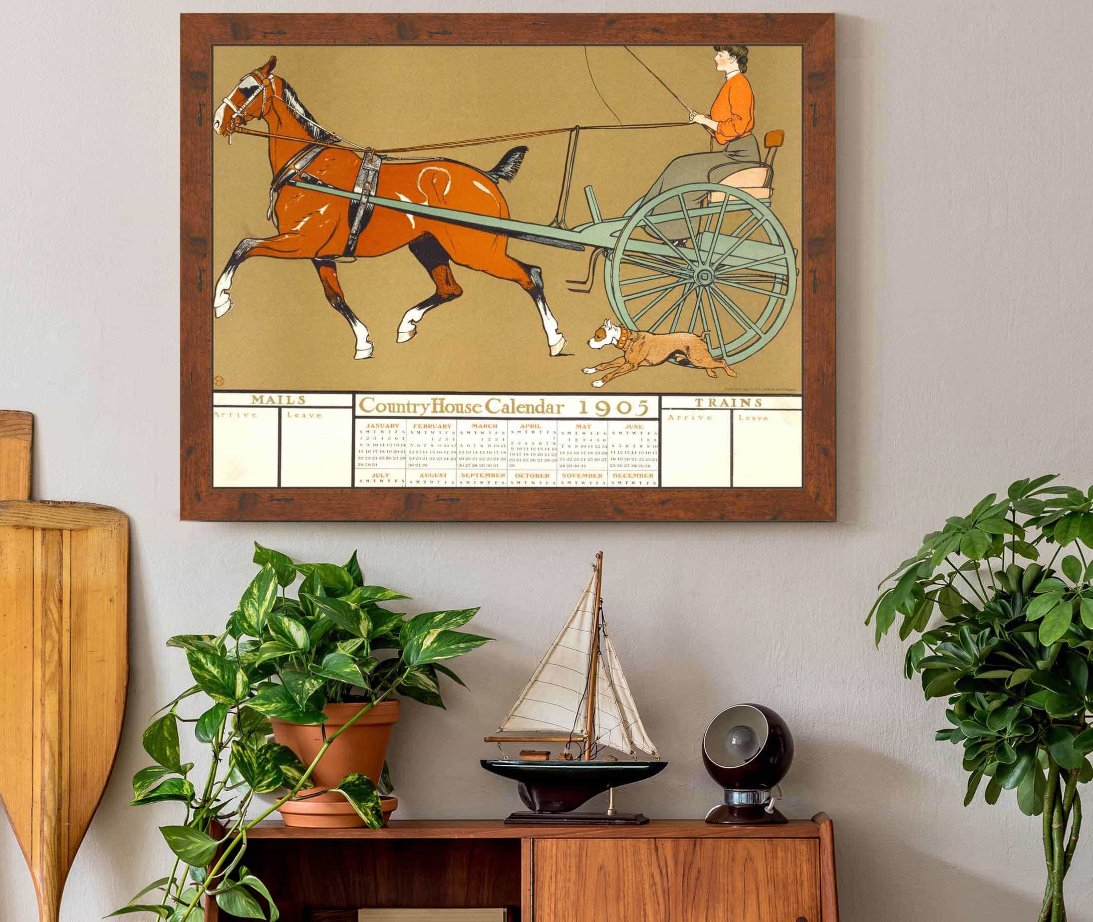Country House Calendar by Edward Penfield - Image 3