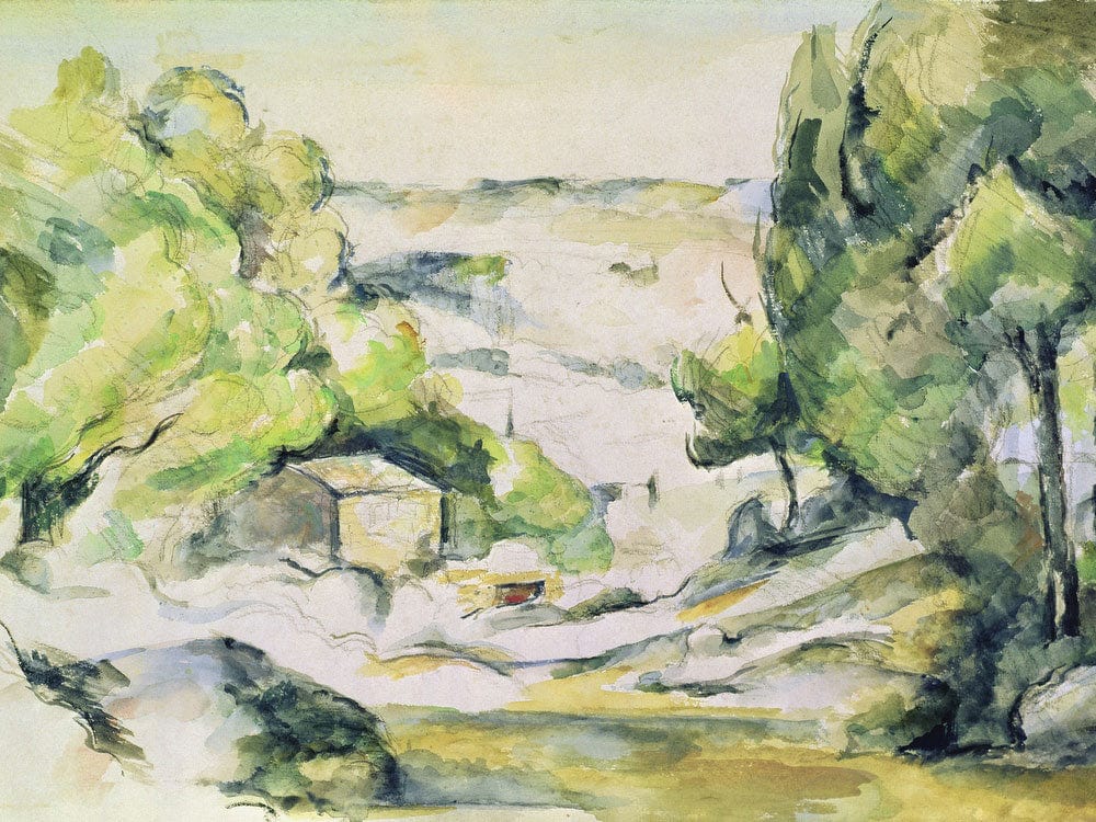 Countryside In Provence 1 By Paul Cezanne