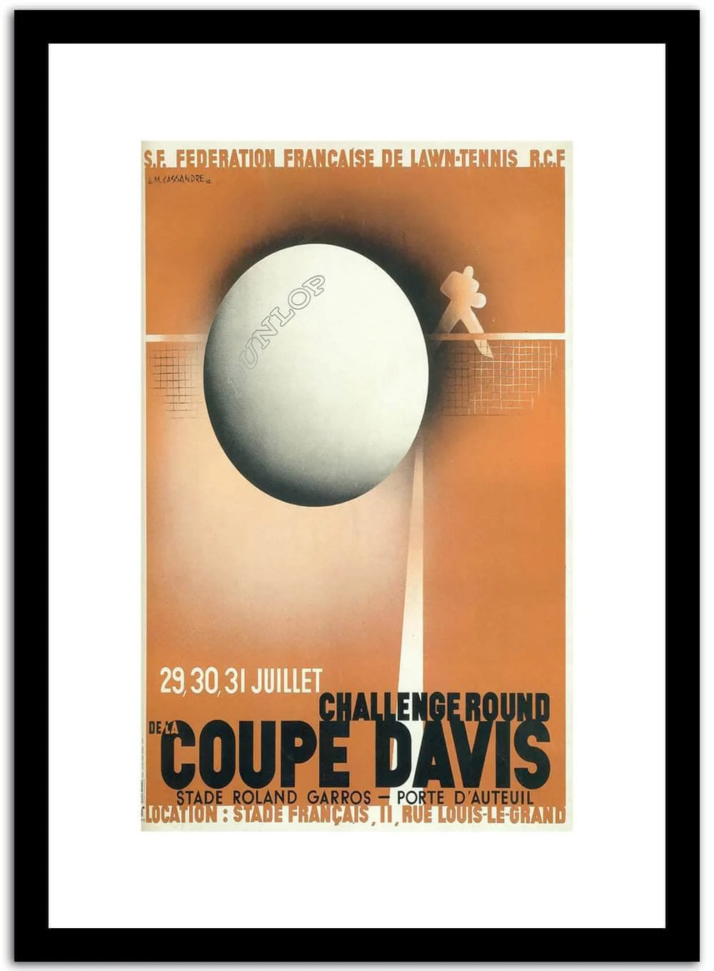 Coupe Davis Vintage Poster