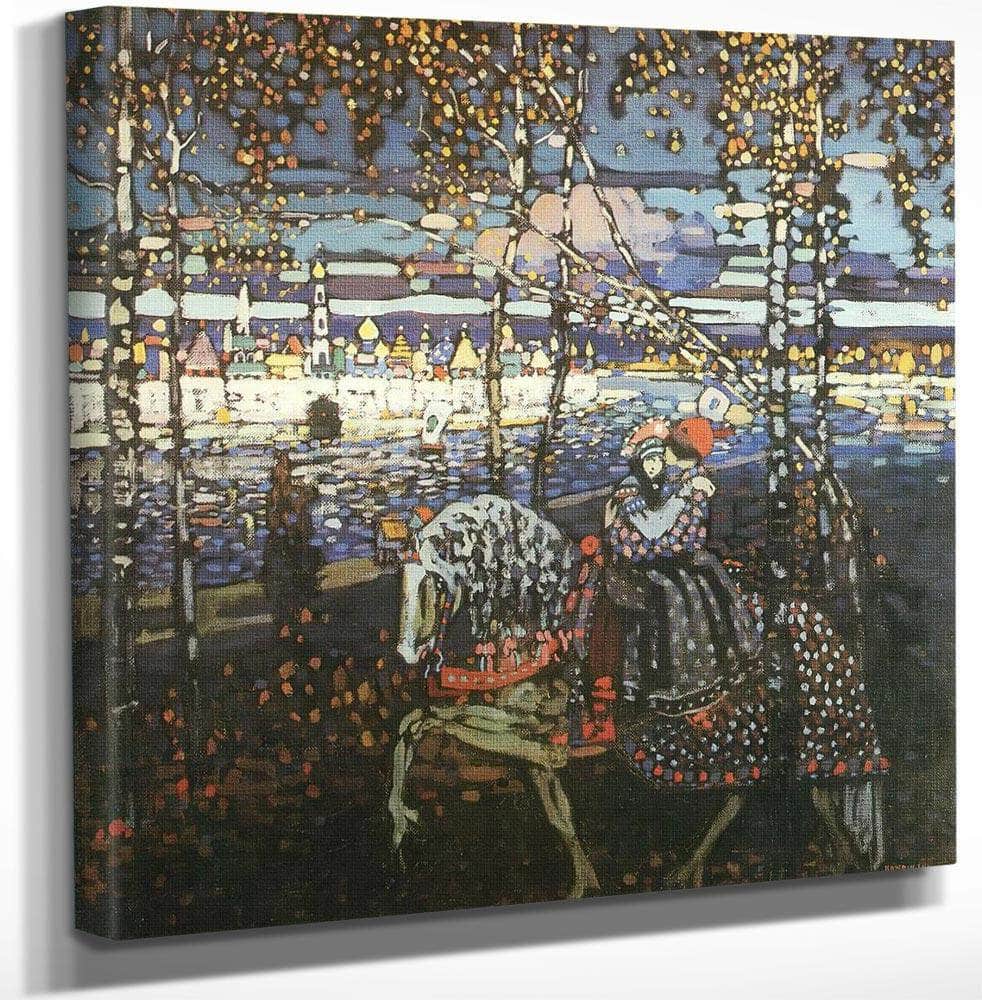 Couple Riding By Wassily Kandinsky